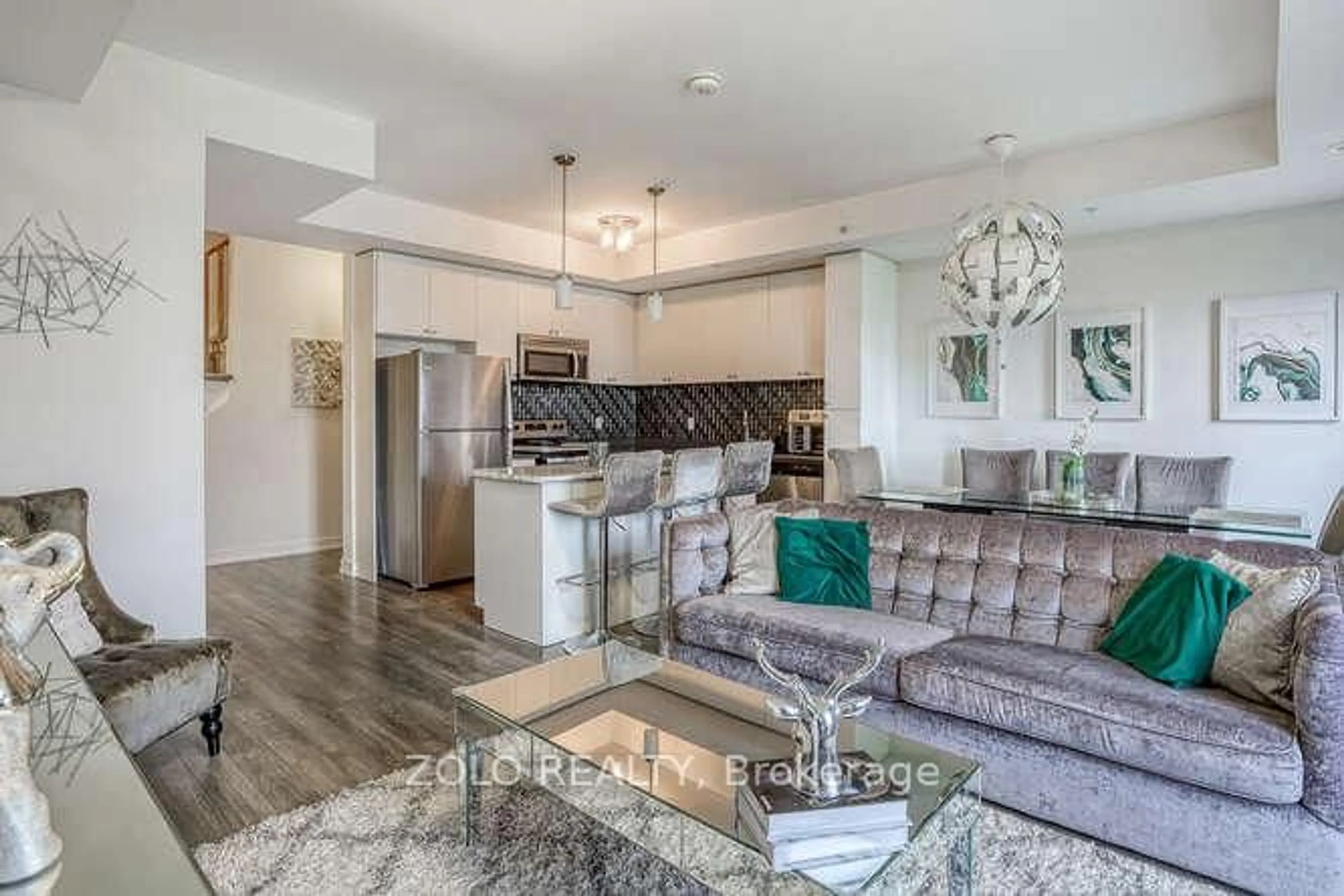 Open concept kitchen, unknown for 1555 Kingston Rd #218, Pickering Ontario L1V 0E9