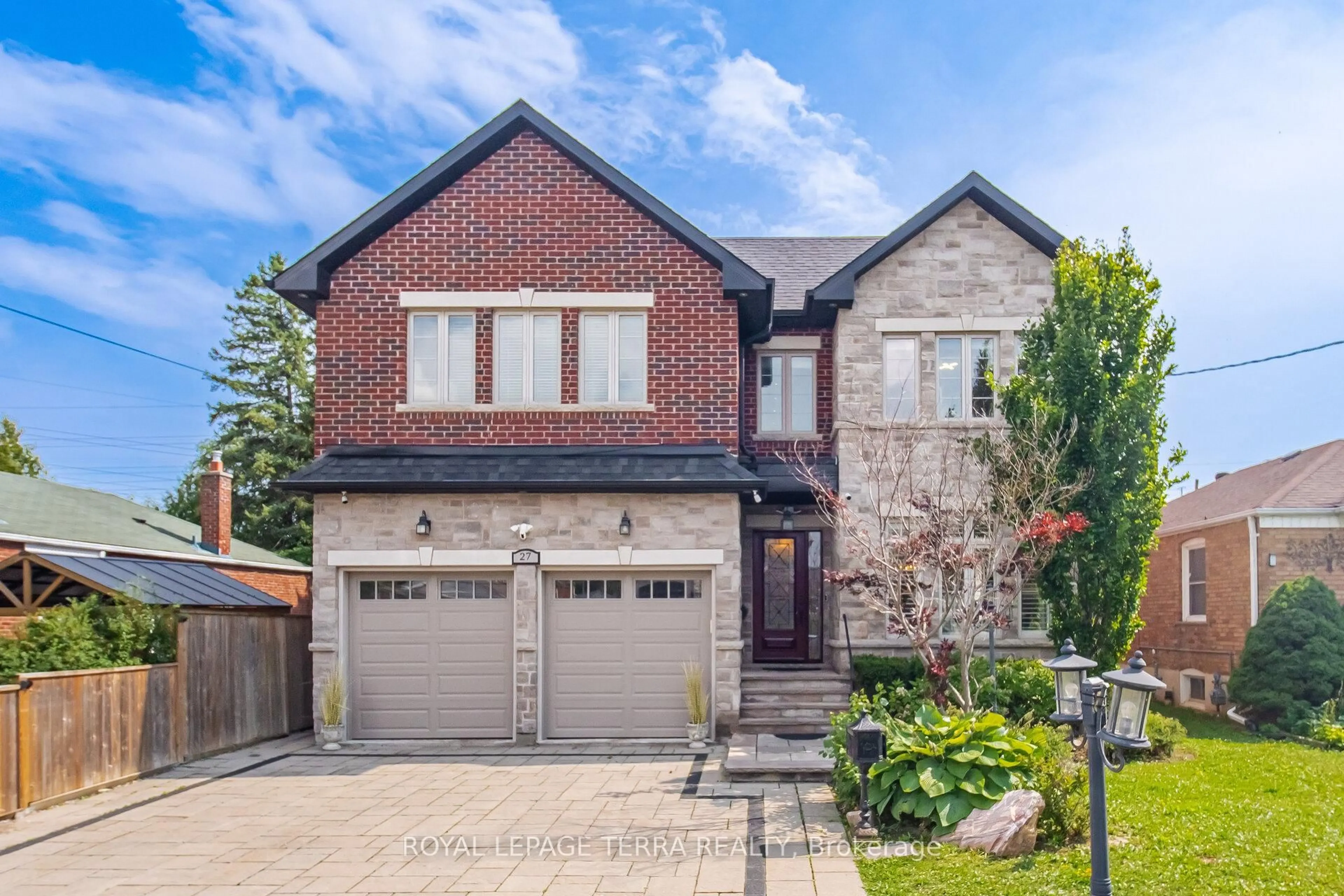Home with brick exterior material, street for 27 Minford Ave, Toronto Ontario M1R 2B2