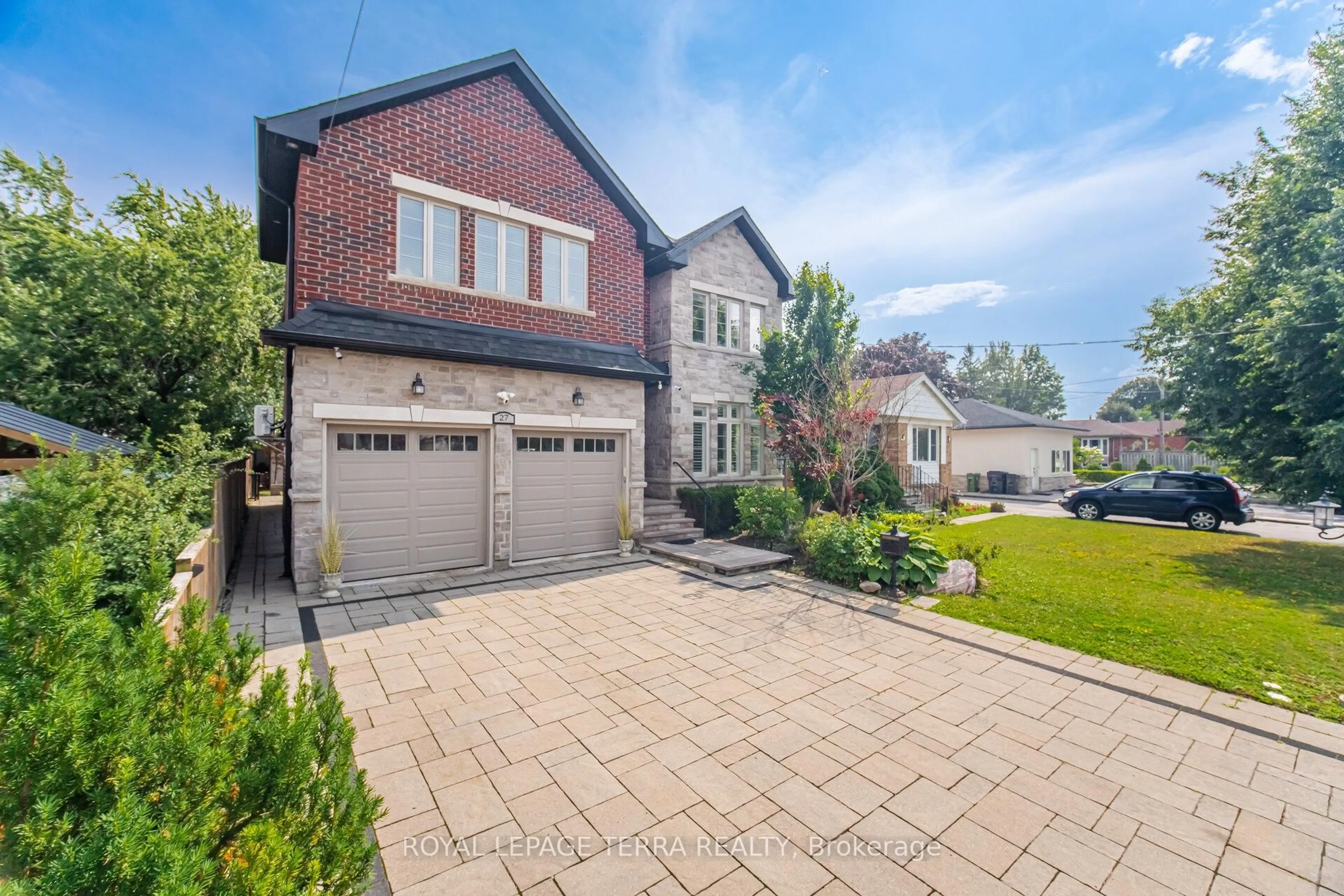 Home with brick exterior material, street for 27 Minford Ave, Toronto Ontario M1R 2B2