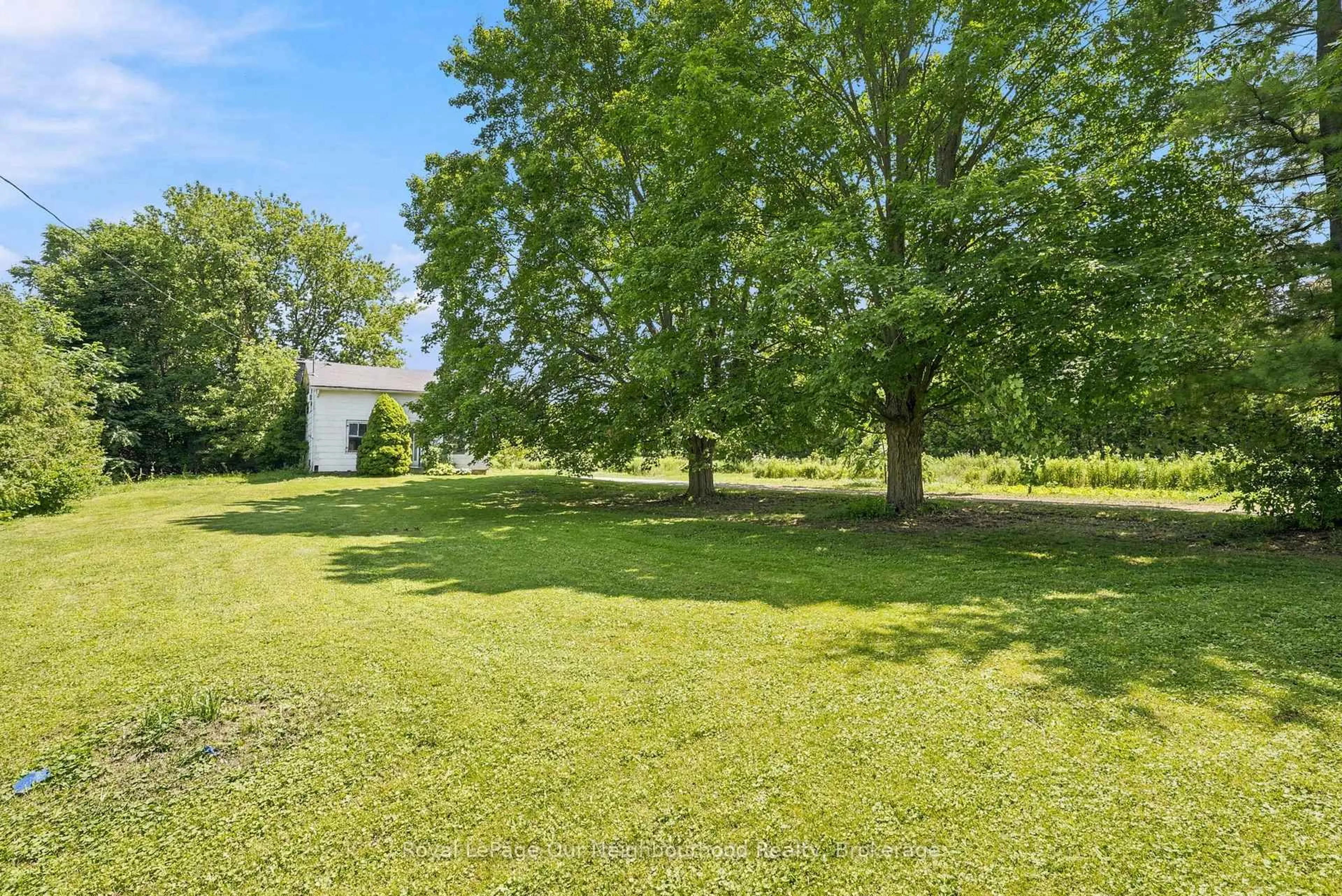 A pic from outside/outdoor area/front of a property/back of a property/a pic from drone, forest/trees view for 4599 Trulls Rd, Clarington Ontario L0B 1J0