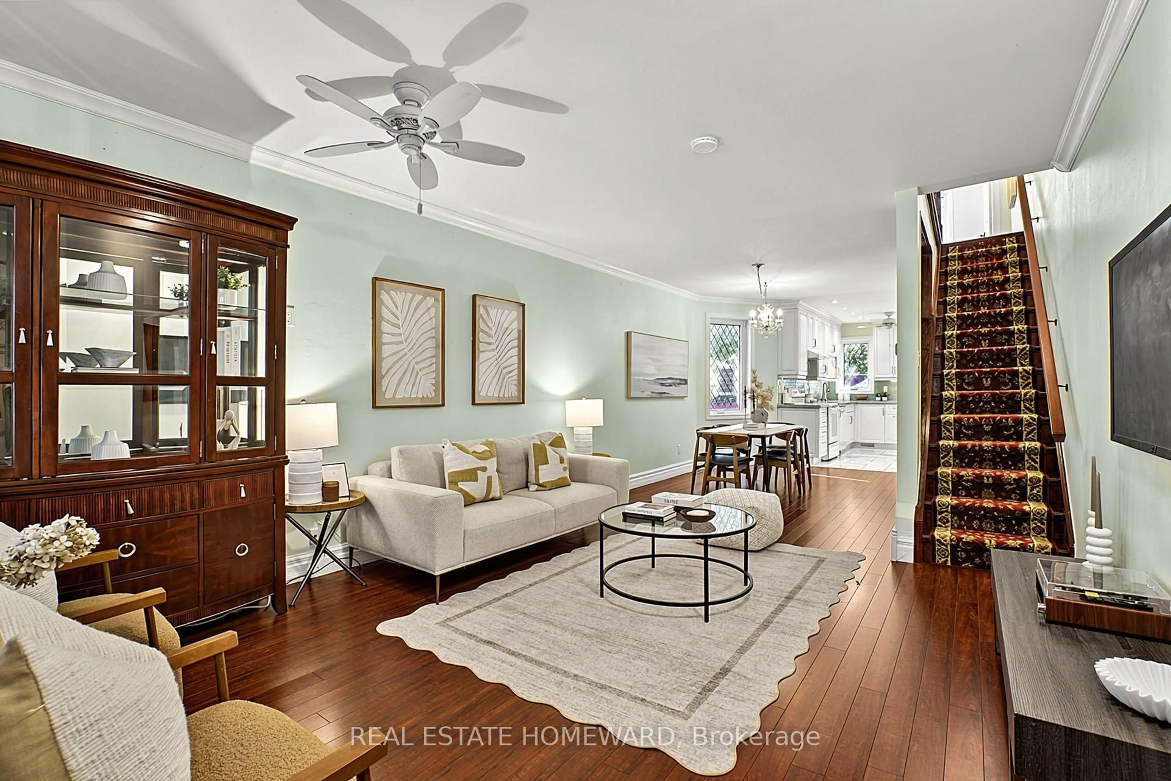 Living room with furniture, unknown for 190 Rhodes Ave, Toronto Ontario M4L 3A1