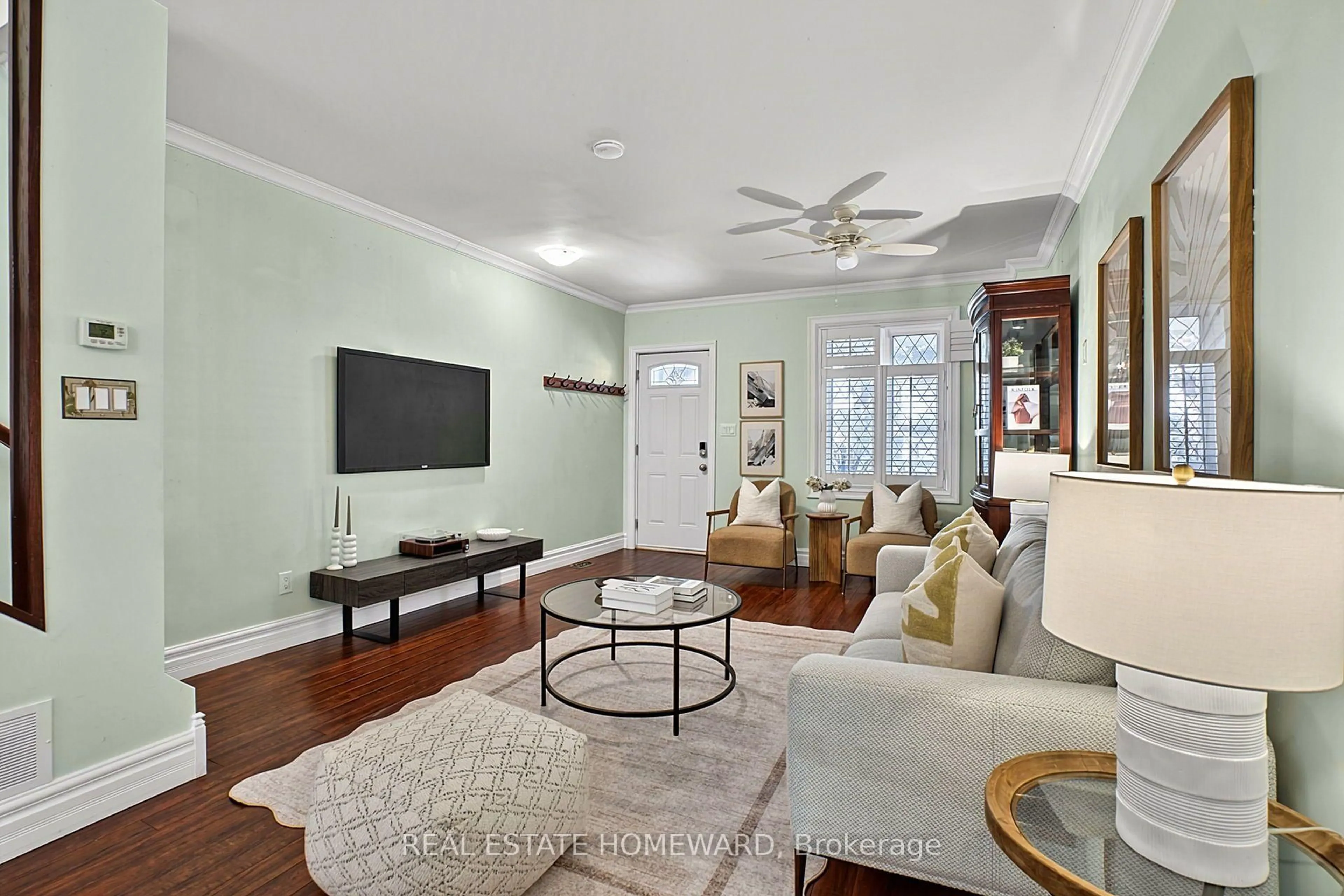 Living room with furniture, unknown for 190 Rhodes Ave, Toronto Ontario M4L 3A1