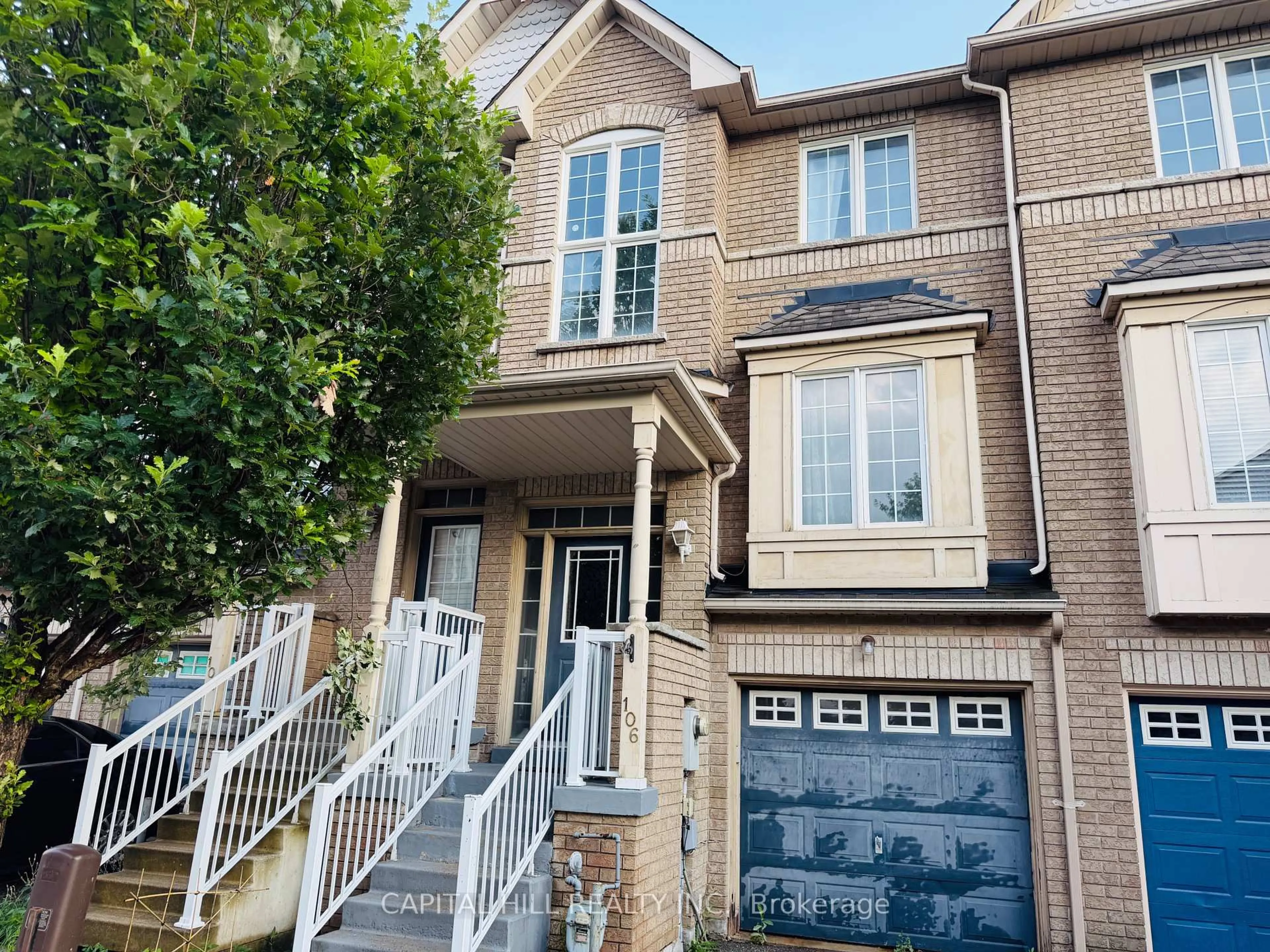 Home with brick exterior material, street for 106 Wilkie Lane, Ajax Ontario L1S 7S4
