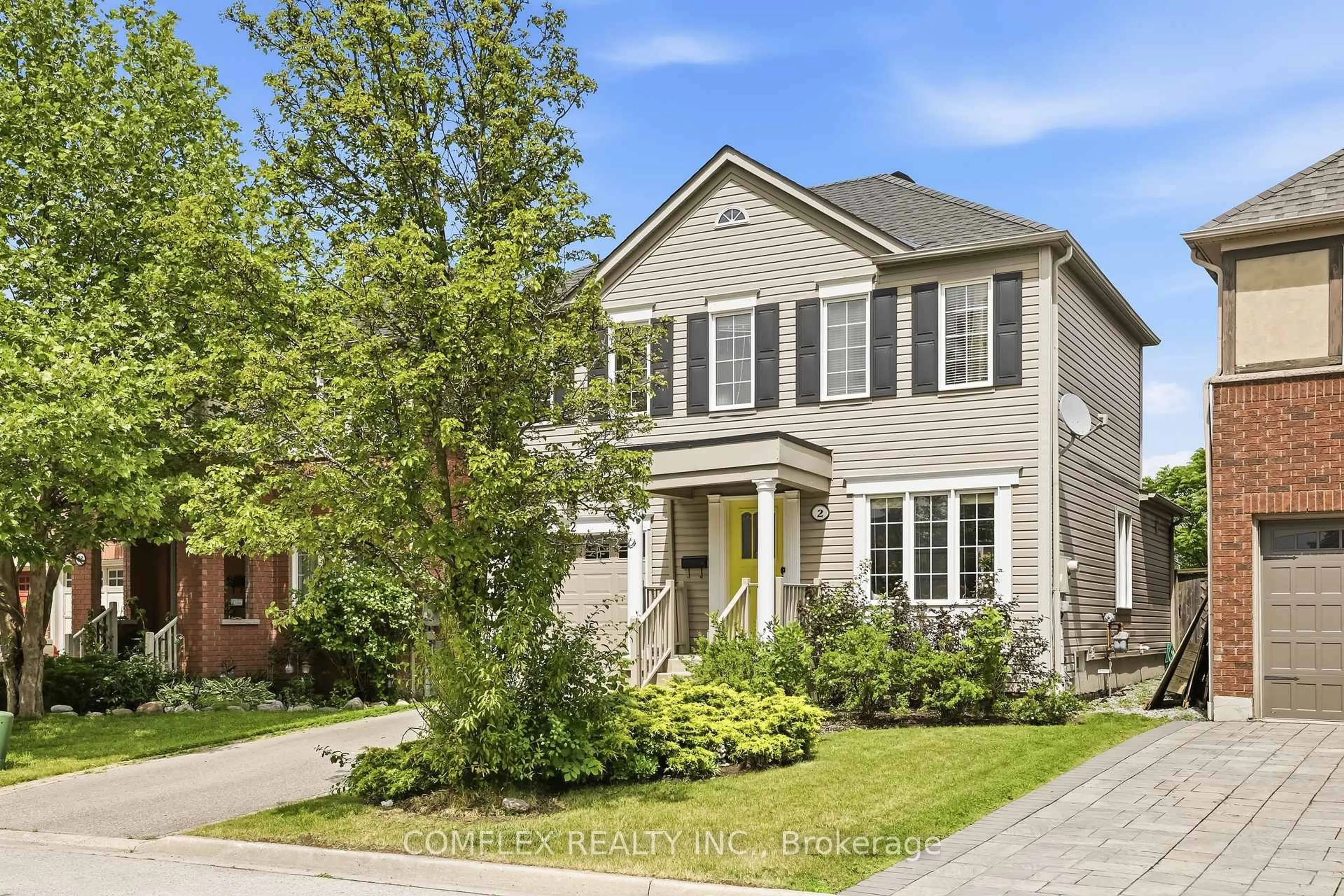 Home with brick exterior material, street for 2 Armitage Cres, Ajax Ontario L1T 4G6