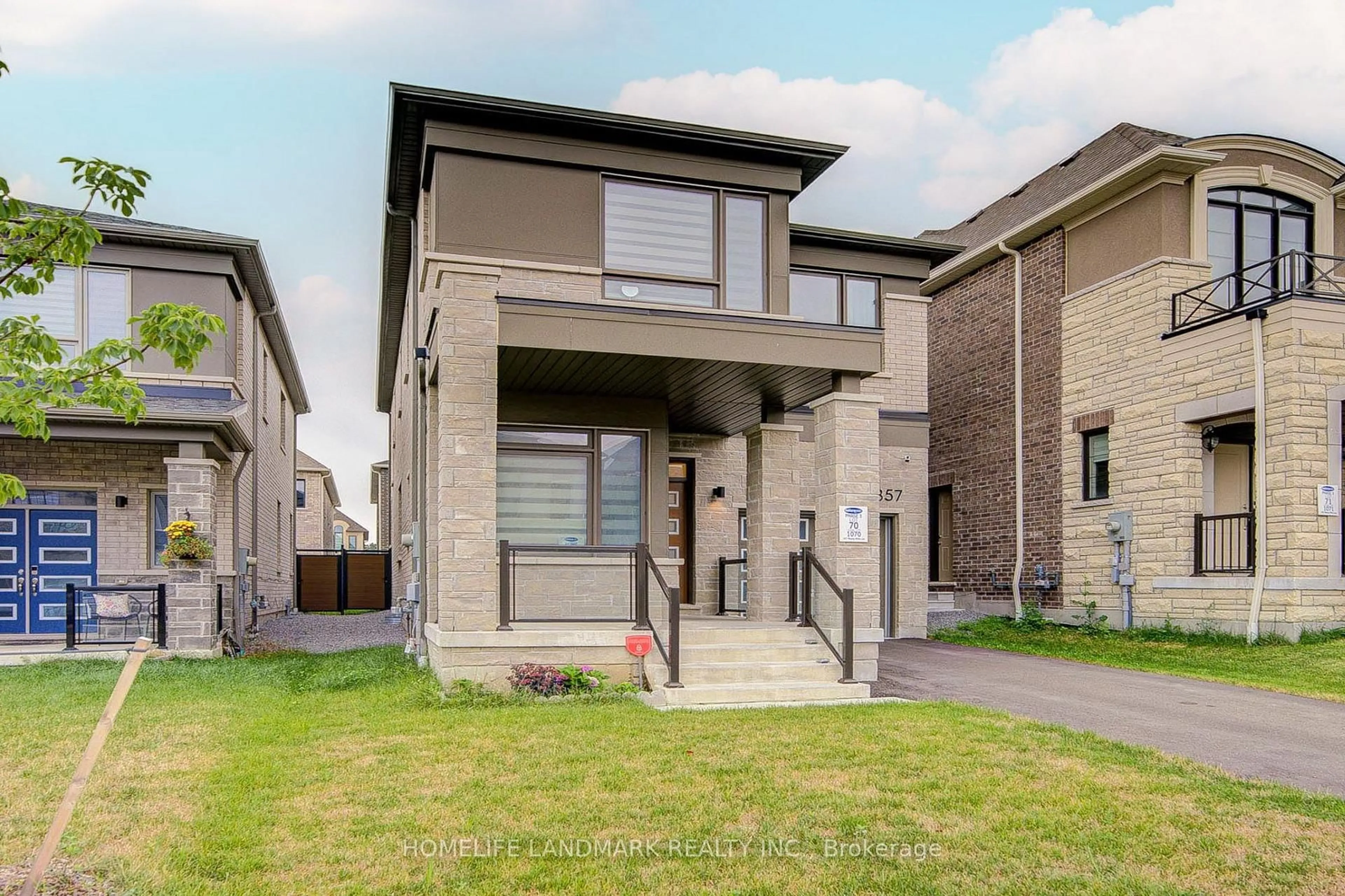 Home with brick exterior material, street for 1857 Weeping Willow Lane, Pickering Ontario L1Y 0B5