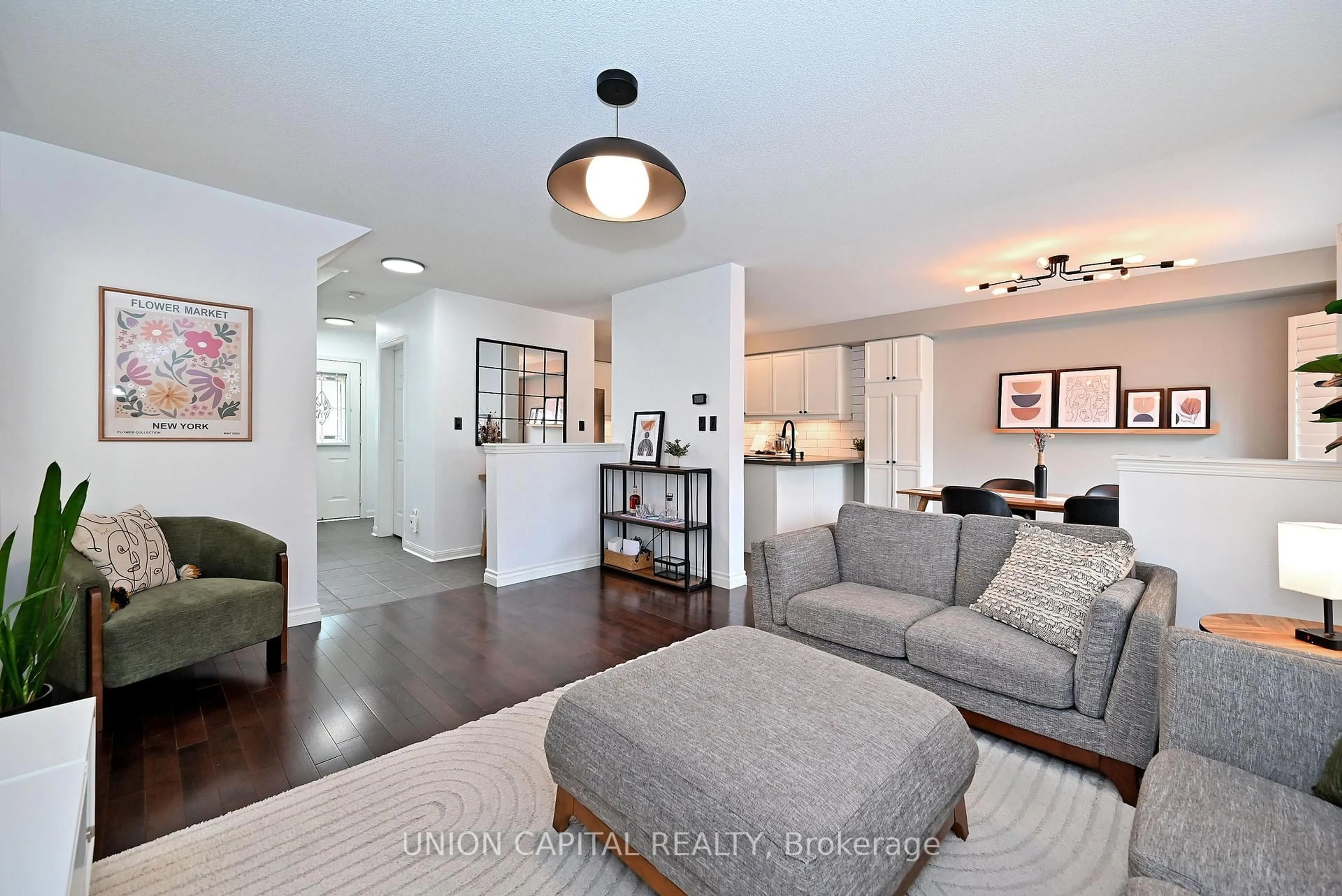 Living room with furniture, unknown for 32 Regatta Cres, Whitby Ontario L1N 9V2