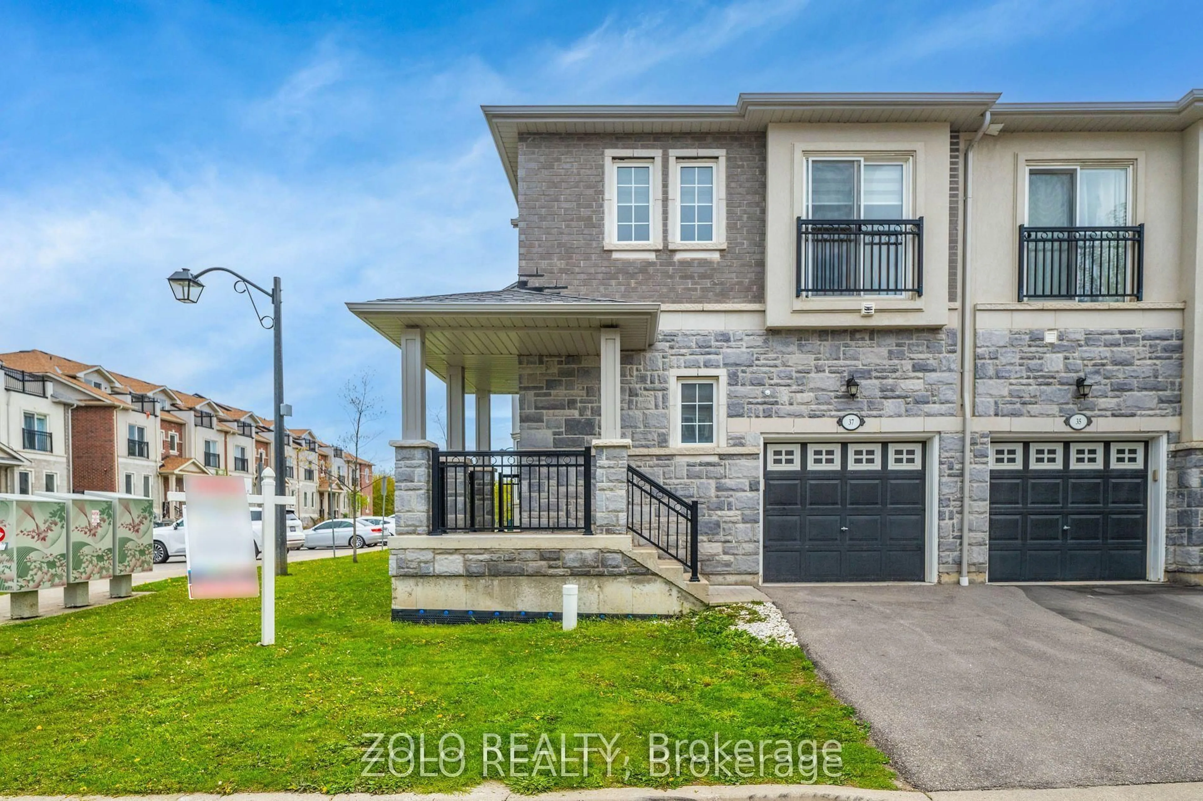 Home with brick exterior material, street for 37 Prospect Way, Whitby Ontario L1N 0L4