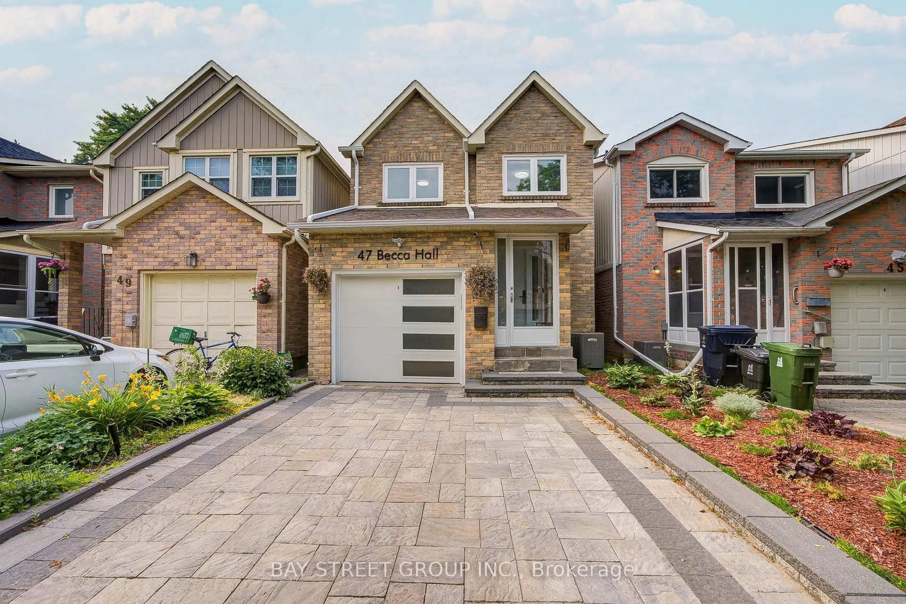 Home with brick exterior material, street for 47 Becca Hall Tr, Toronto Ontario M1V 2T7