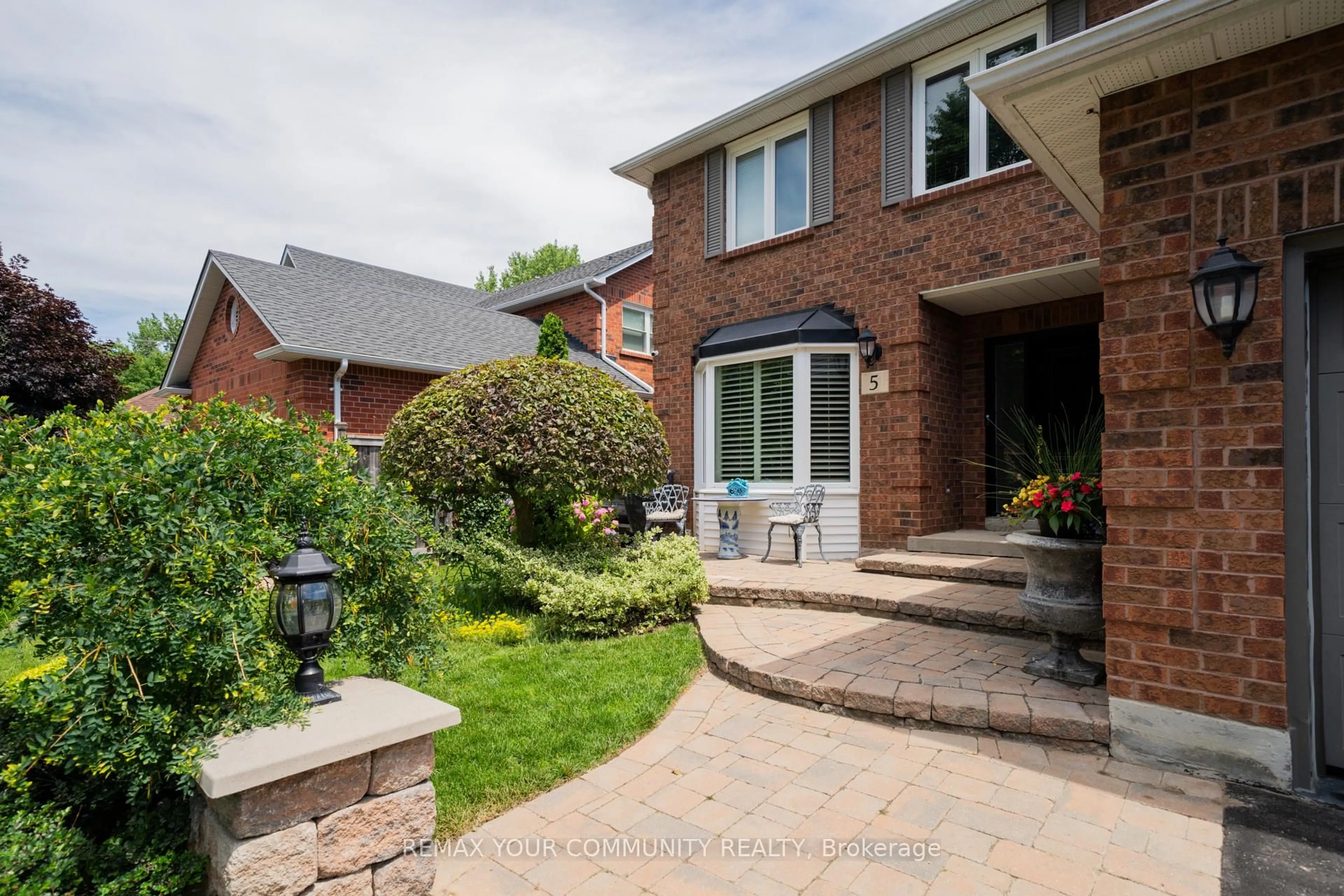 Home with brick exterior material, street for 5 Carriage Lane, Clarington Ontario L1E 1J9