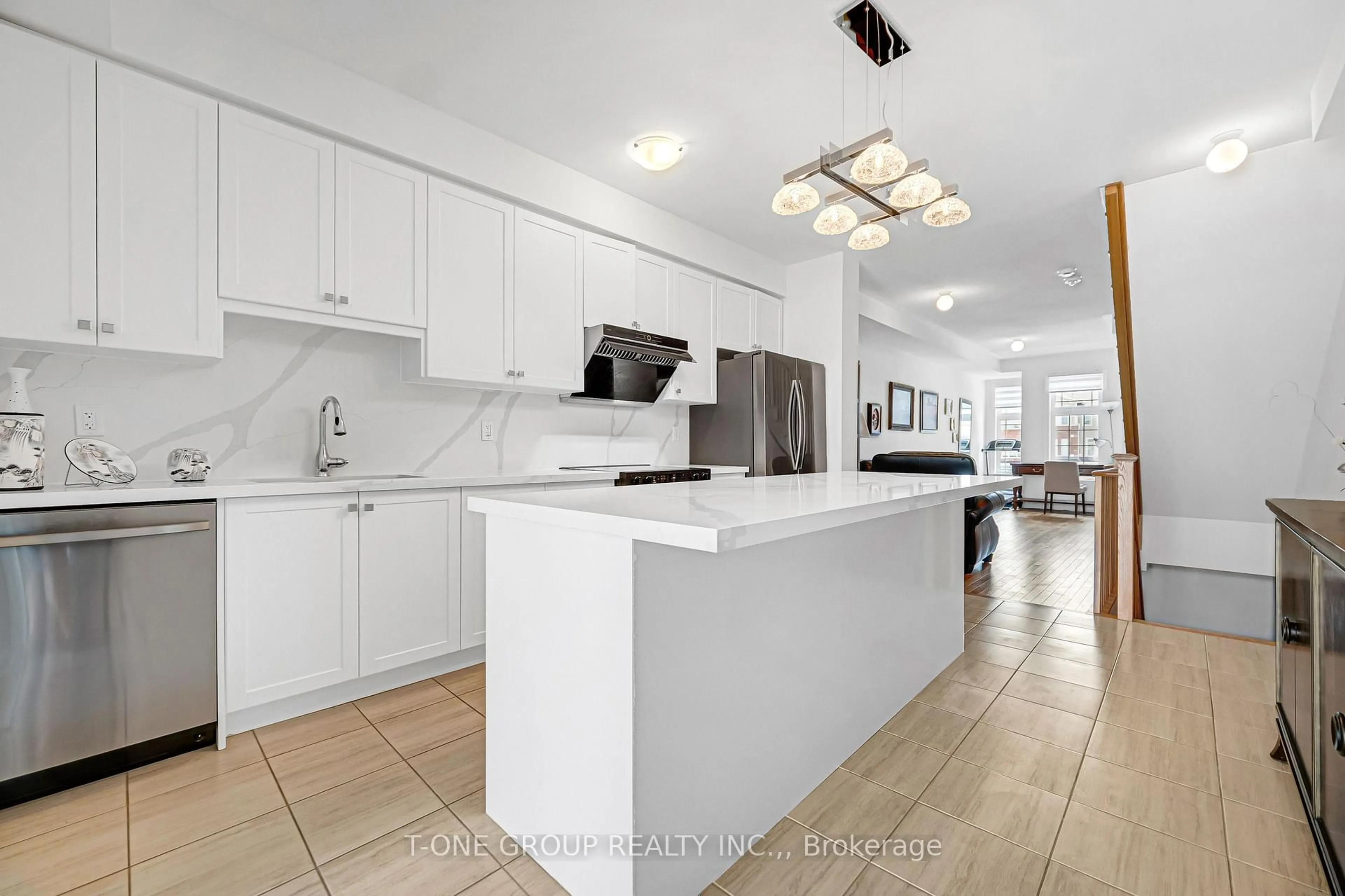 Open concept kitchen, ceramic/tile floor for 2871 Whites Rd, Pickering Ontario L1X 0P3
