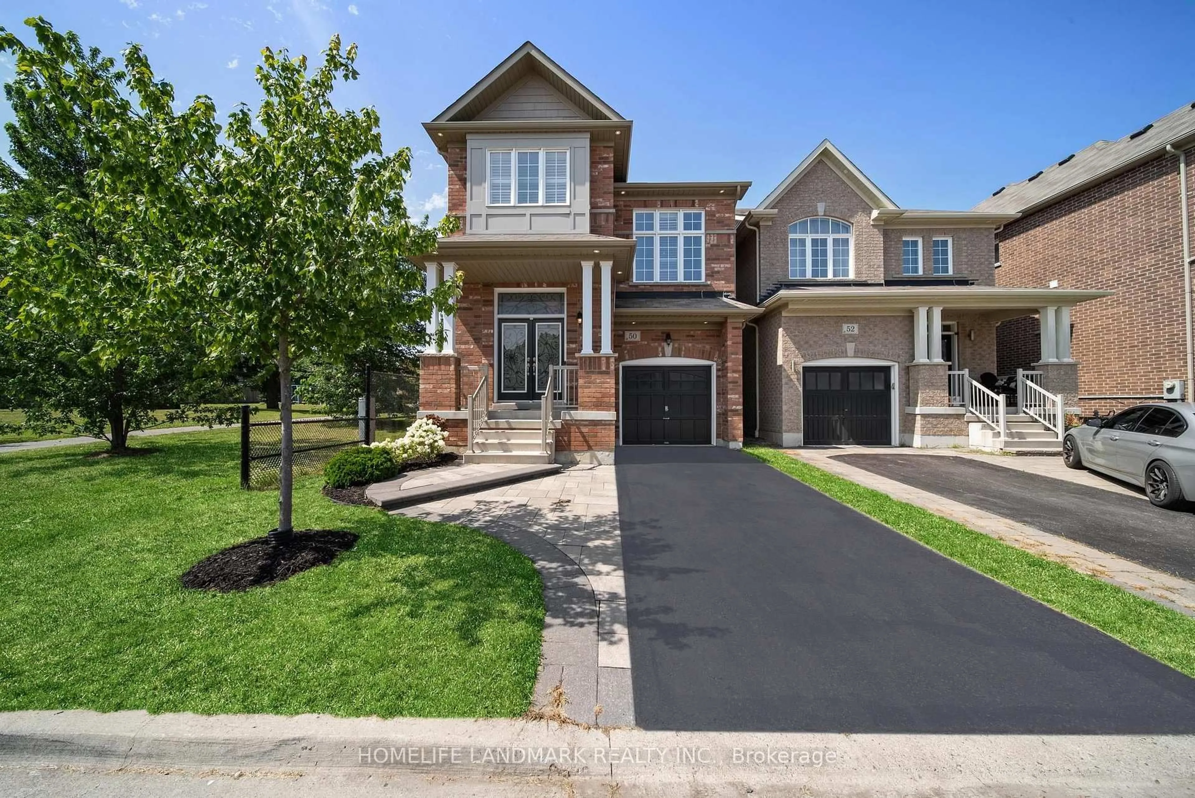 Home with brick exterior material, street for 50 Keith-Wright Cres, Ajax Ontario L1Z 0P9
