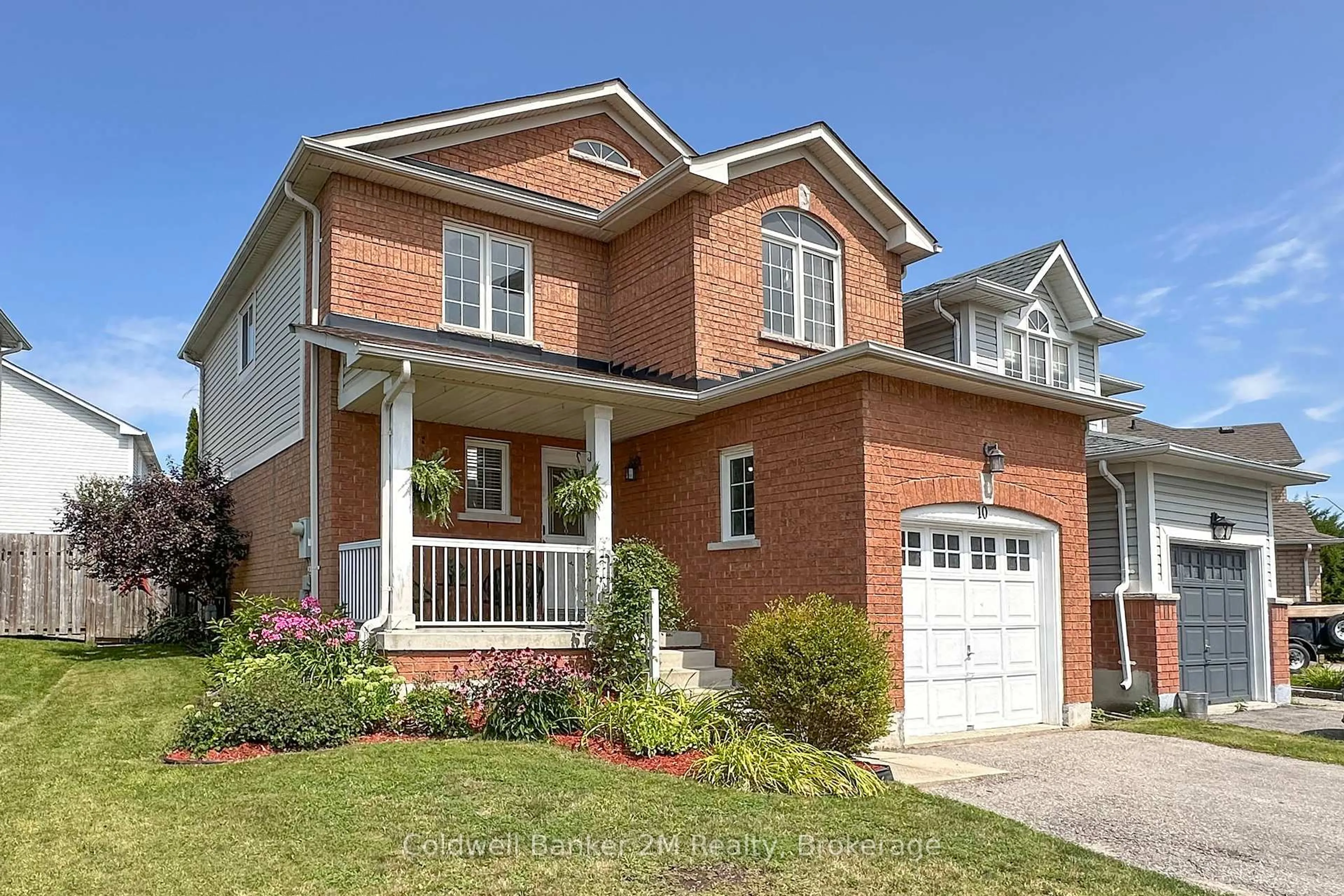 Home with brick exterior material, street for 10 Eldad Dr, Clarington Ontario L1C 5L1