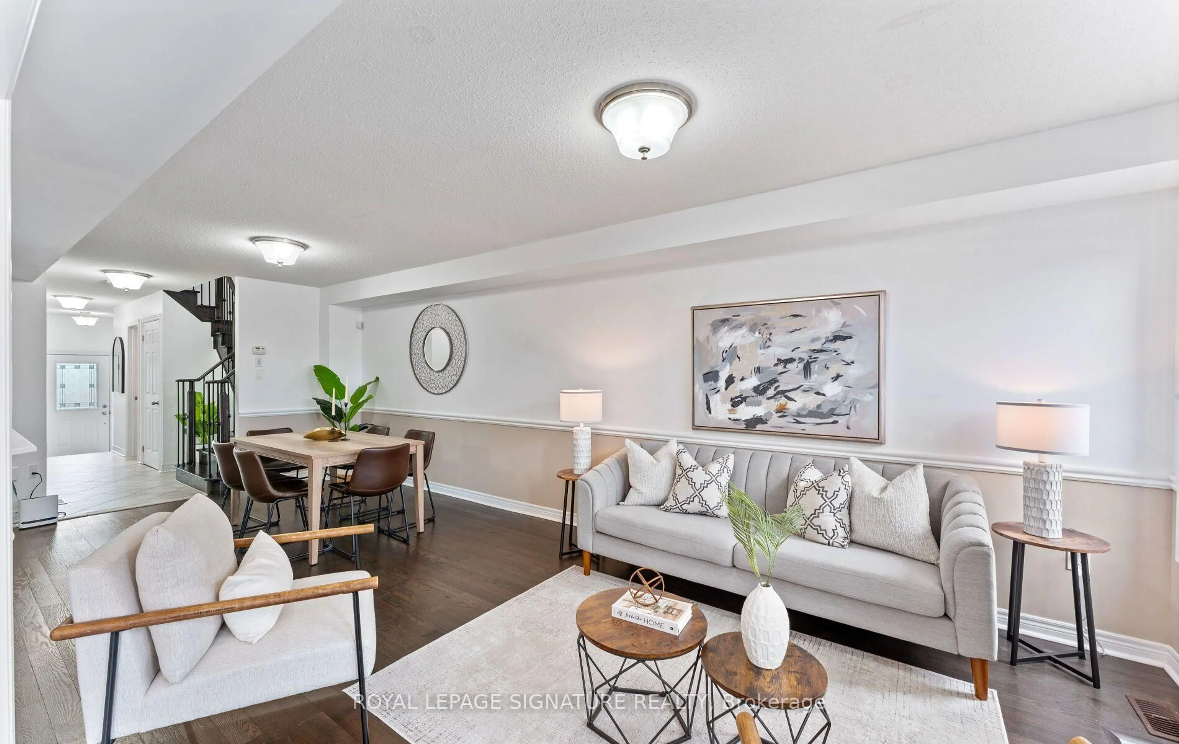 Living room with furniture, unknown for 104 Whitefoot Cres, Ajax Ontario L1Z 2E3