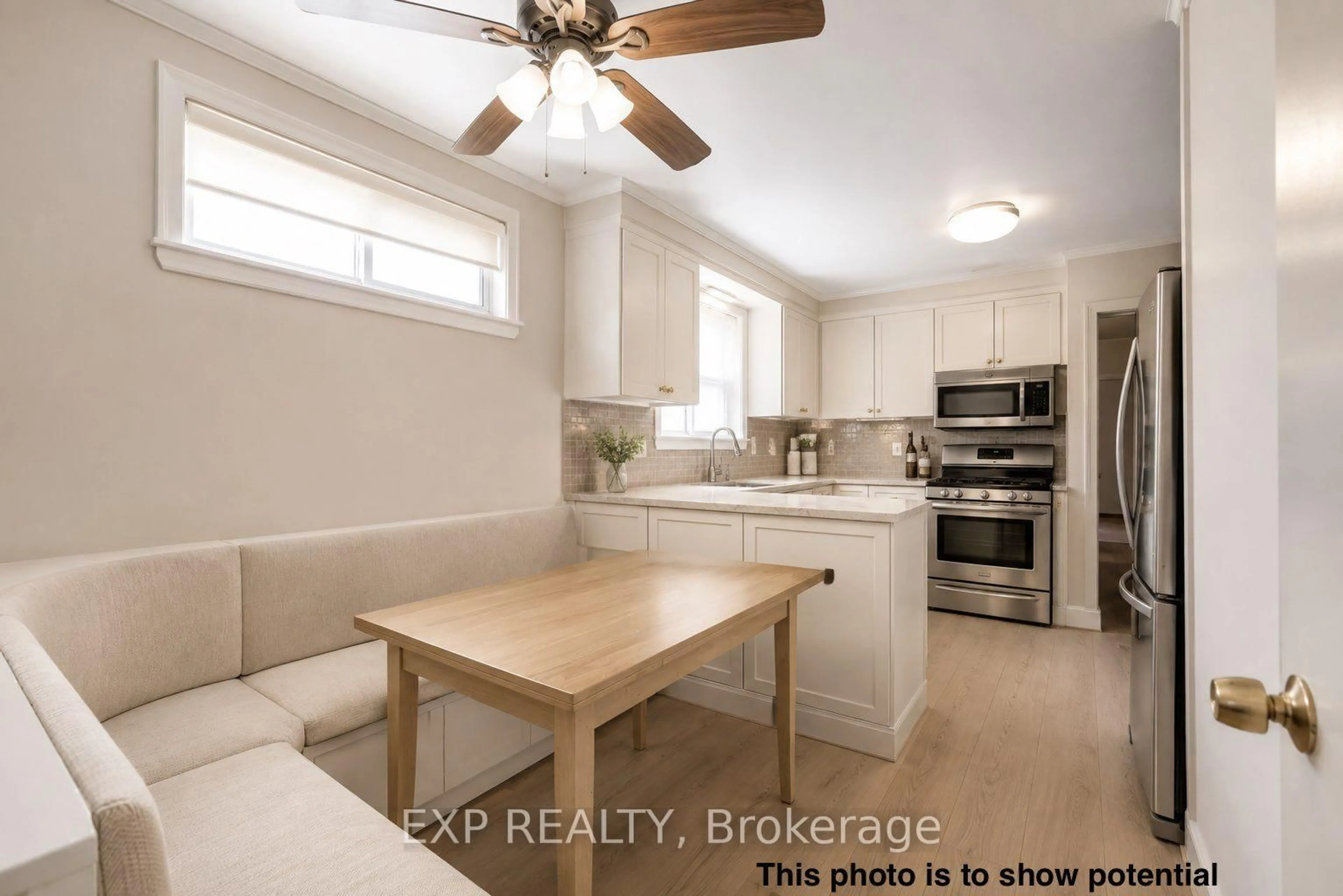Open concept kitchen, ceramic/tile floor for 20 Marlena Dr, Toronto Ontario M1E 2Z1