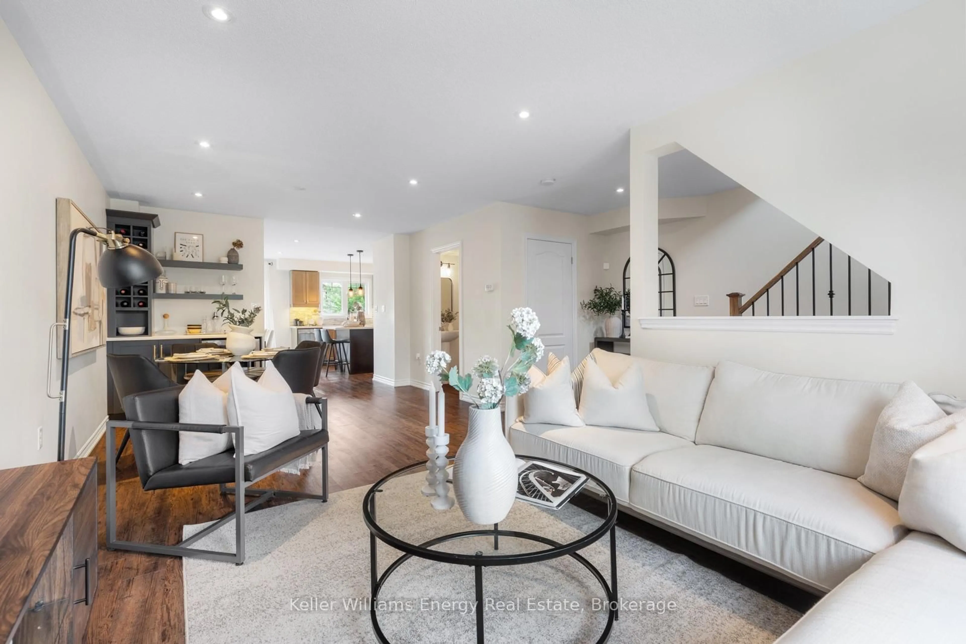Living room with furniture, unknown for 16 Streathern Way, Clarington Ontario L1C 0S4