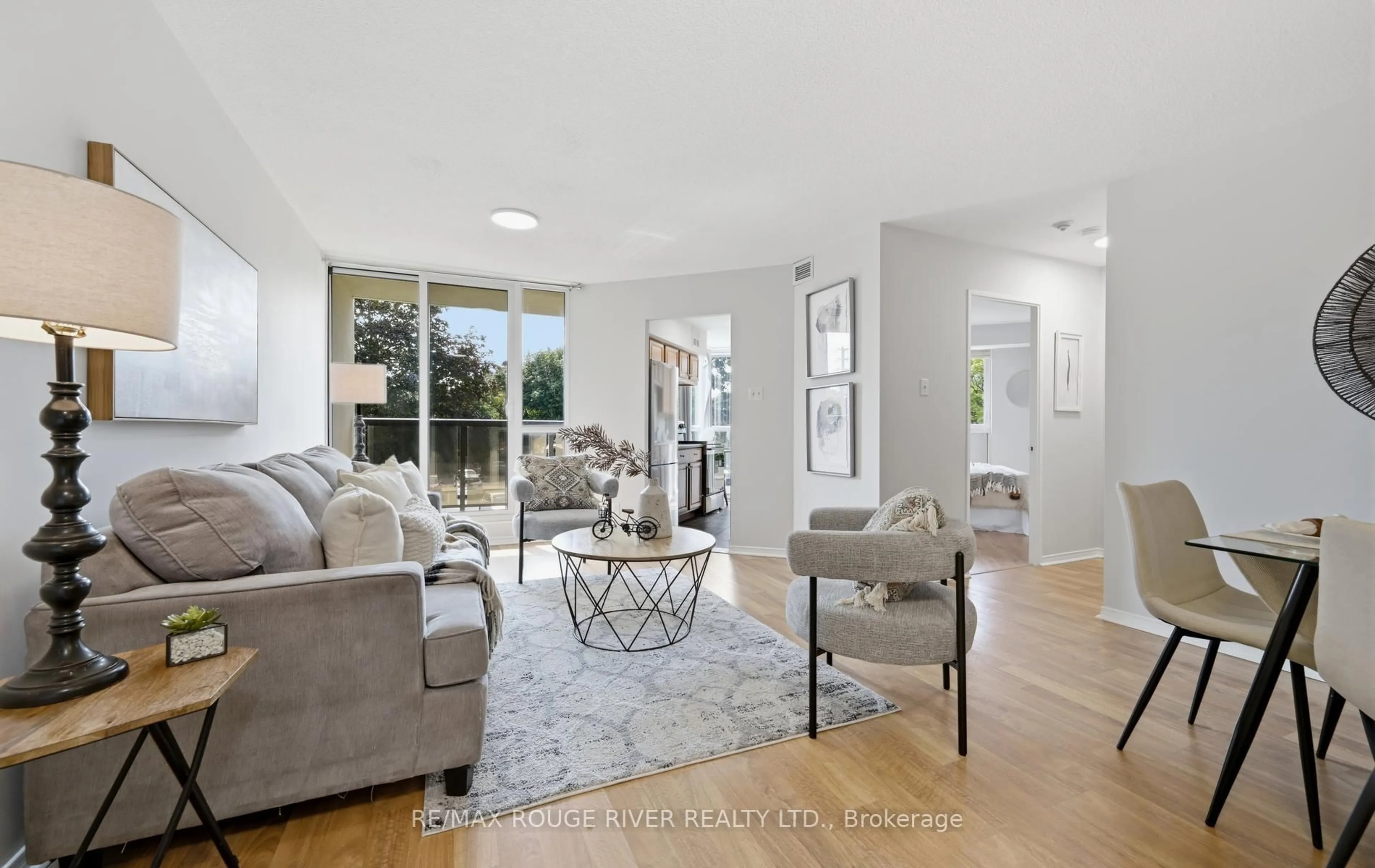 Living room with furniture, unknown for 2 Westney Rd #208, Ajax Ontario L1T 3H3