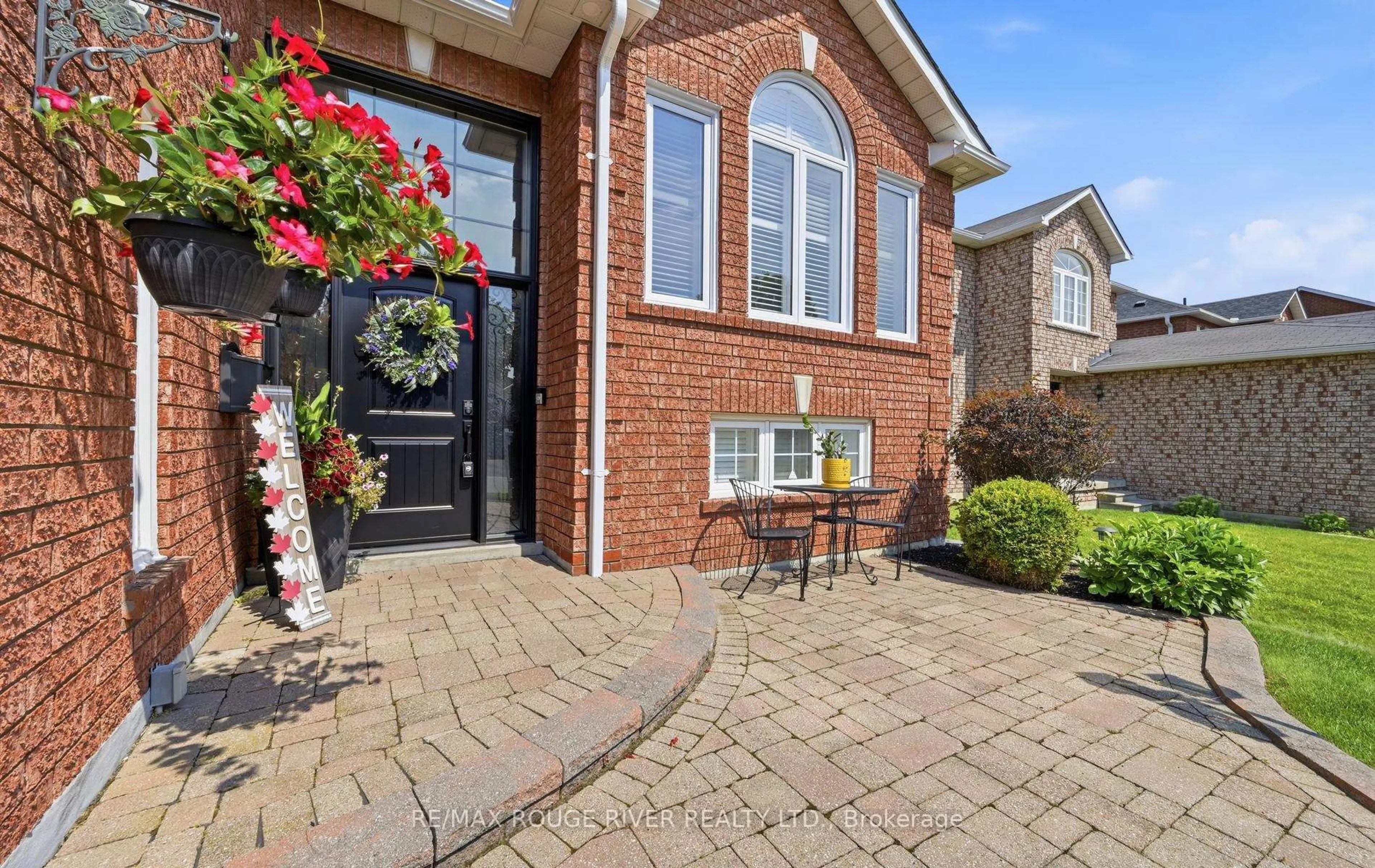 Home with brick exterior material, street for 32 Patrick Dr, Whitby Ontario L1R 2L2