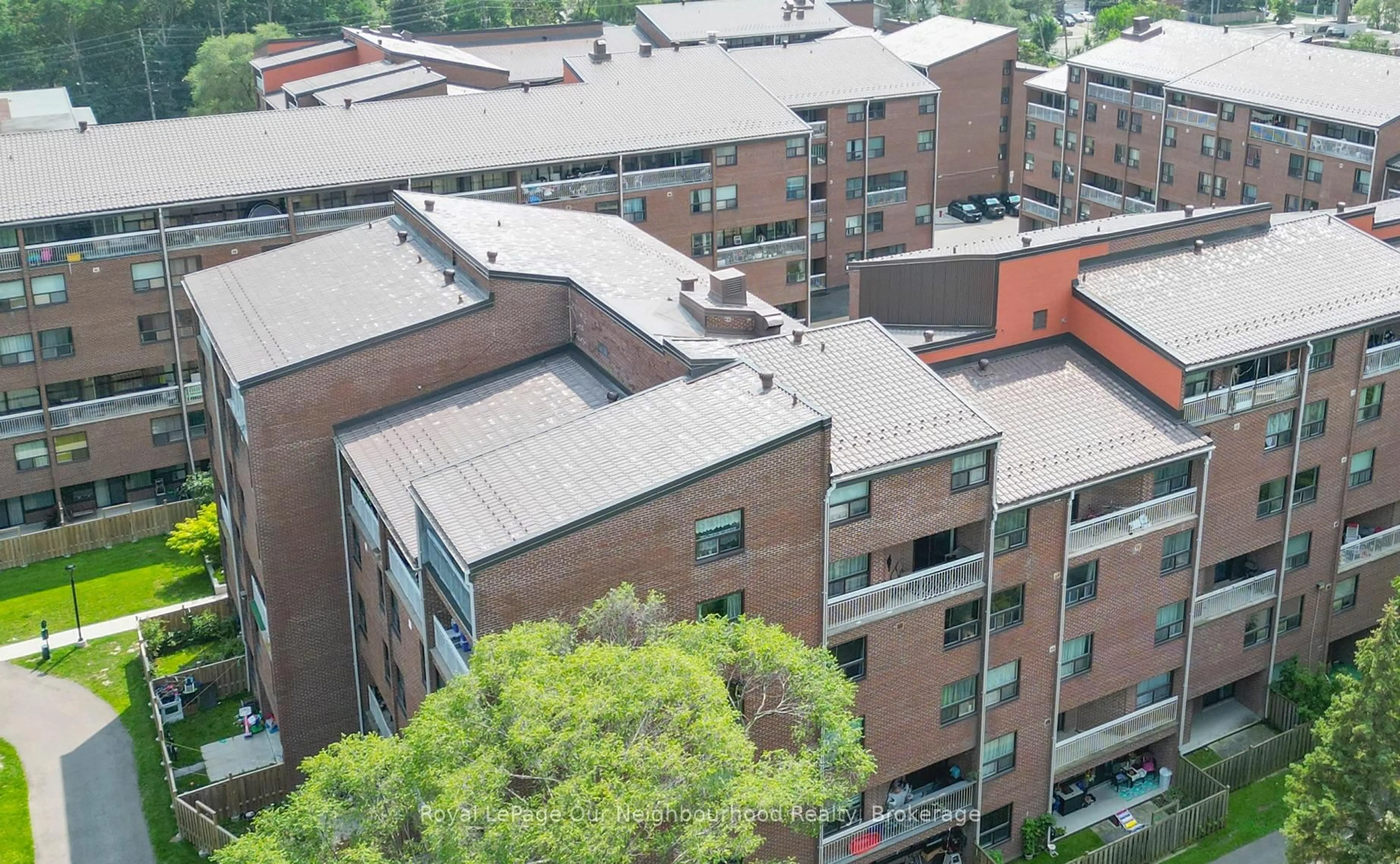 A pic from outside/outdoor area/front of a property/back of a property/a pic from drone, city buildings view from balcony for 4064 Lawrence Ave #507, Toronto Ontario M1E 4V6