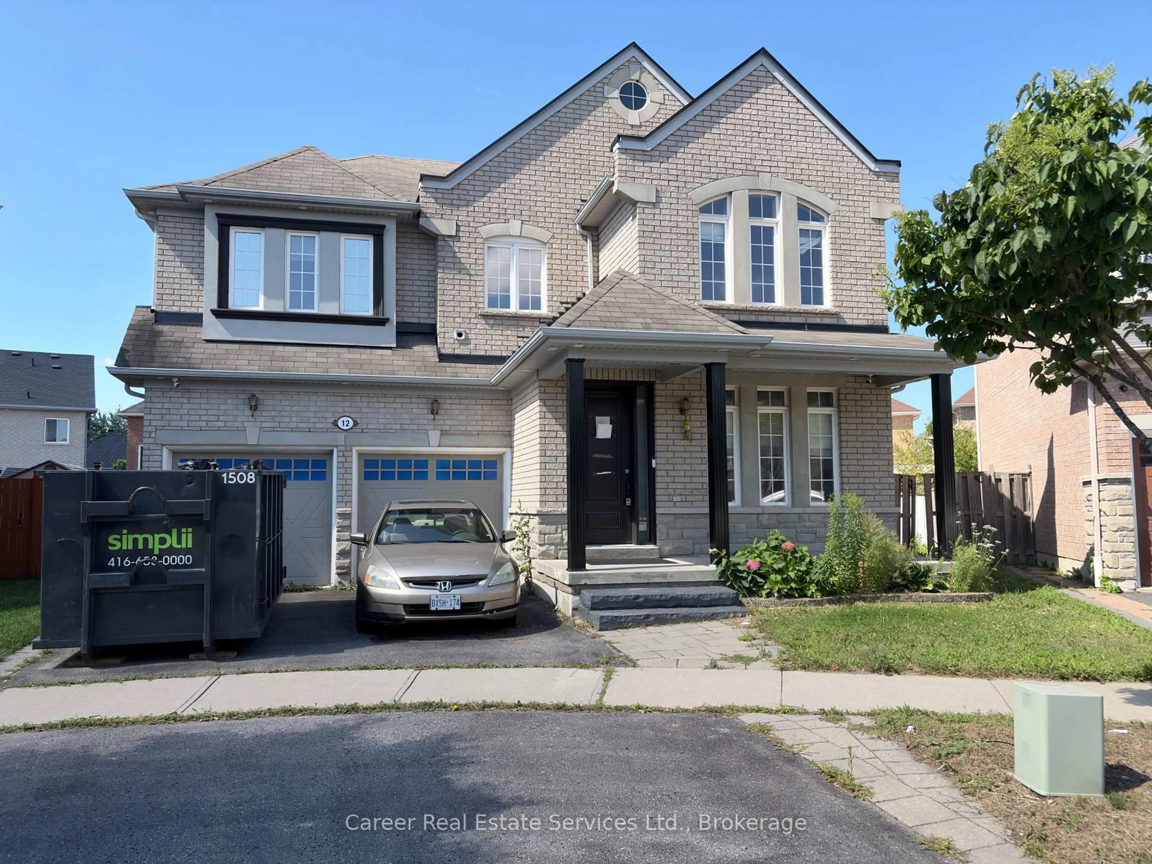 Home with brick exterior material, street for 12 Cragg Cres, Ajax Ontario L1T 0E4