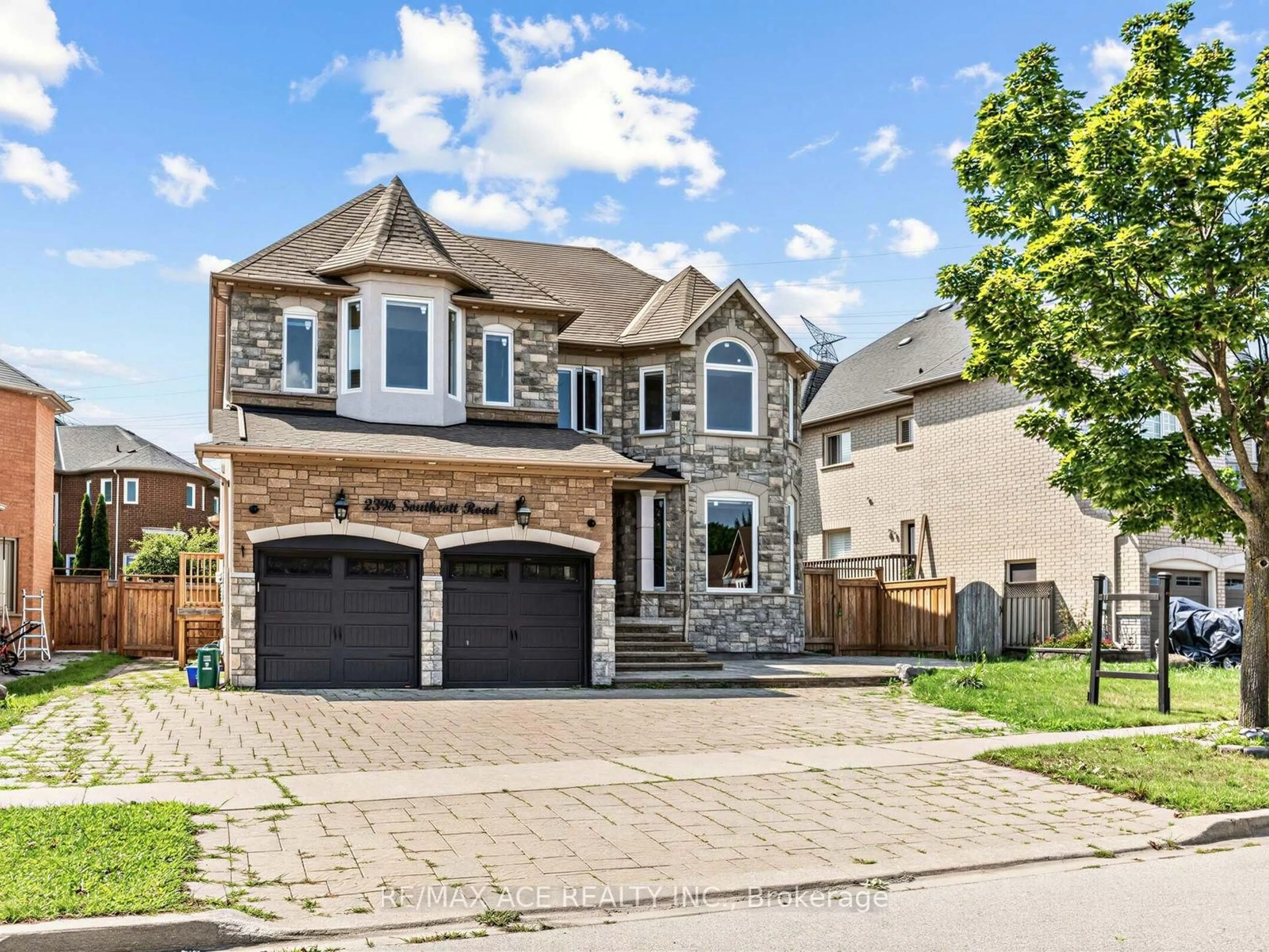 Home with brick exterior material, street for 2396 Southcott Rd, Pickering Ontario L1X 2T3