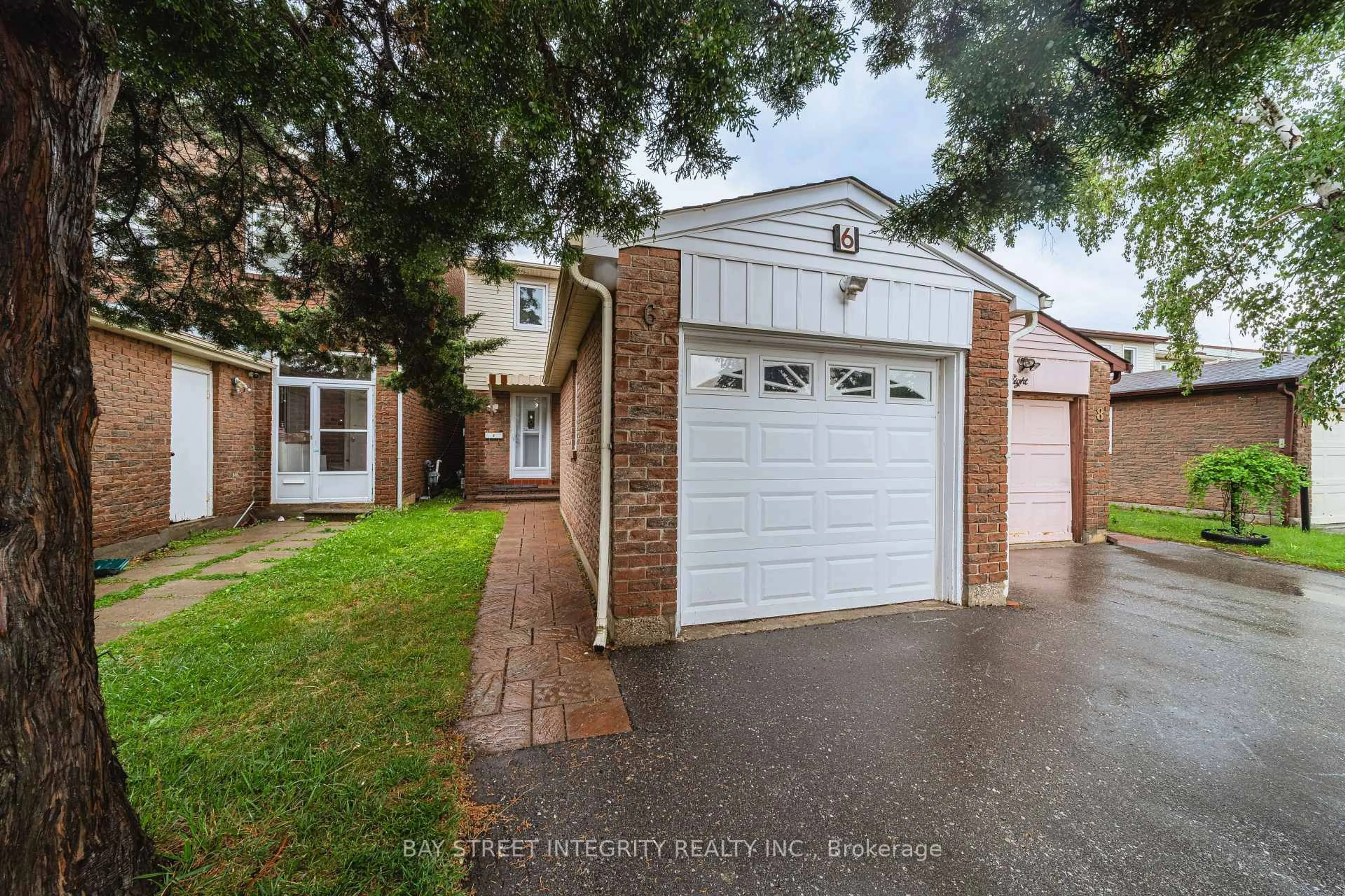 Home with brick exterior material, street for 6 Sandy Haven Dr, Toronto Ontario M1W 3H9