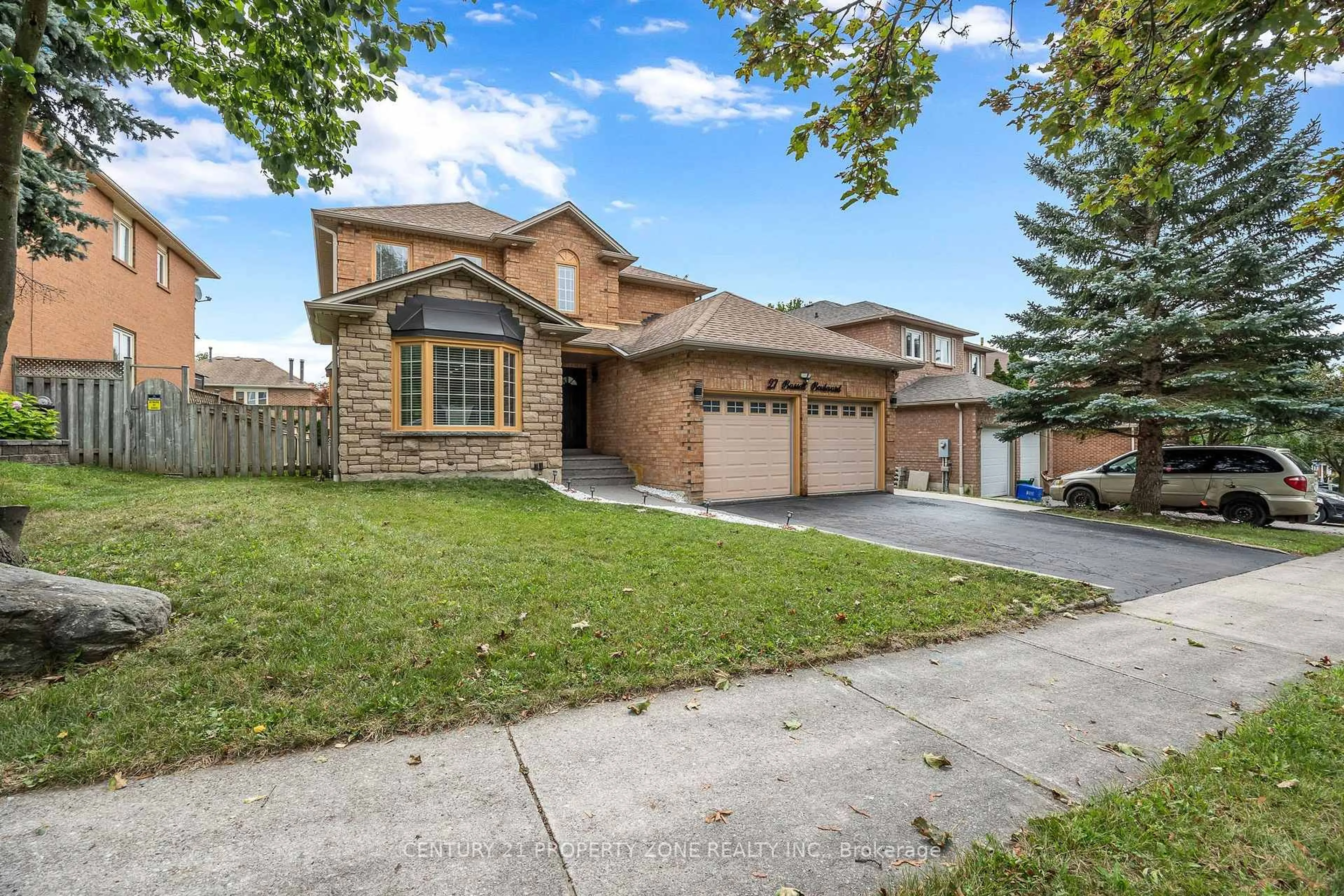 Home with brick exterior material, street for 27 Bassett Blvd, Whitby Ontario L1N 9A3