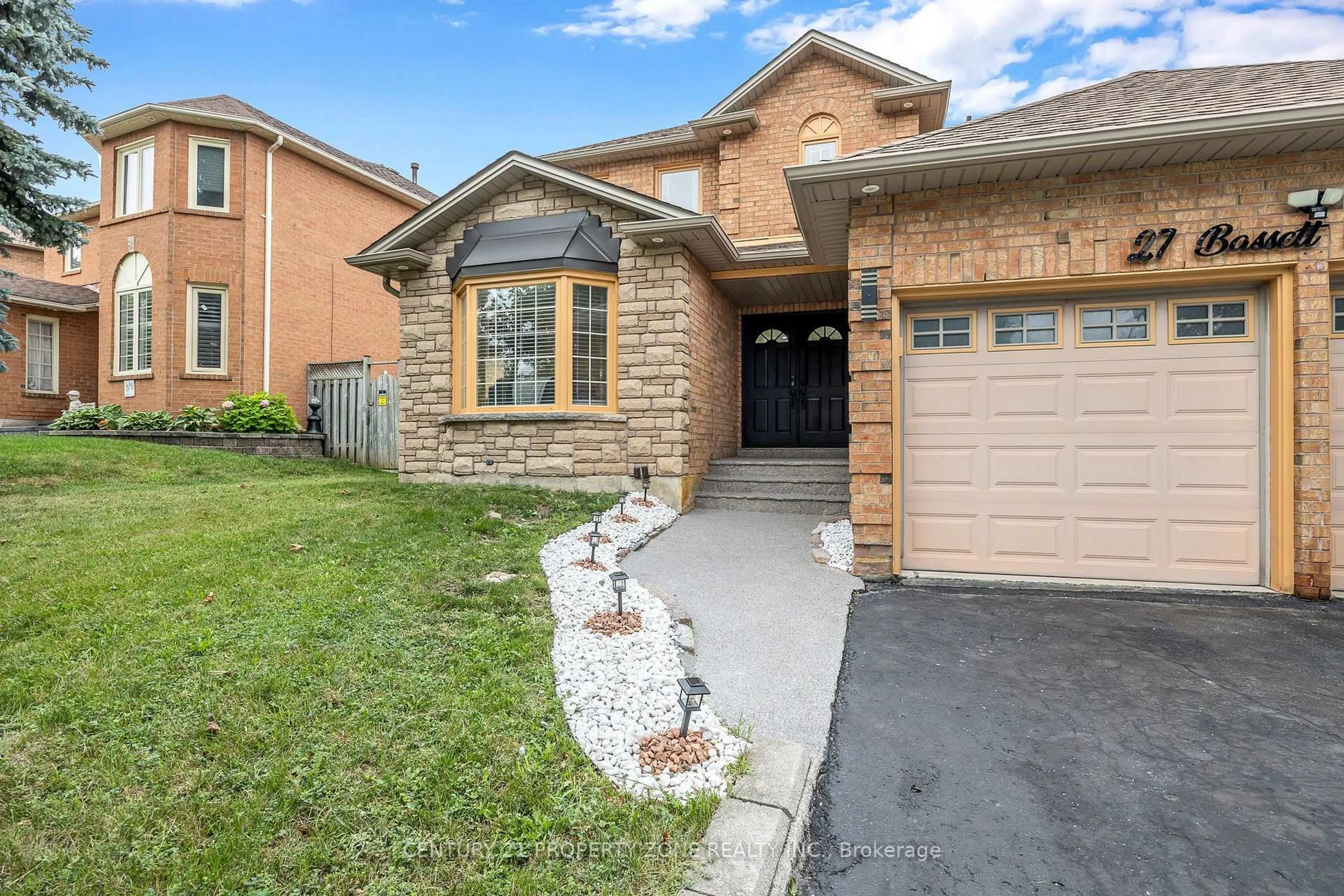 Home with brick exterior material, street for 27 Bassett Blvd, Whitby Ontario L1N 9A3