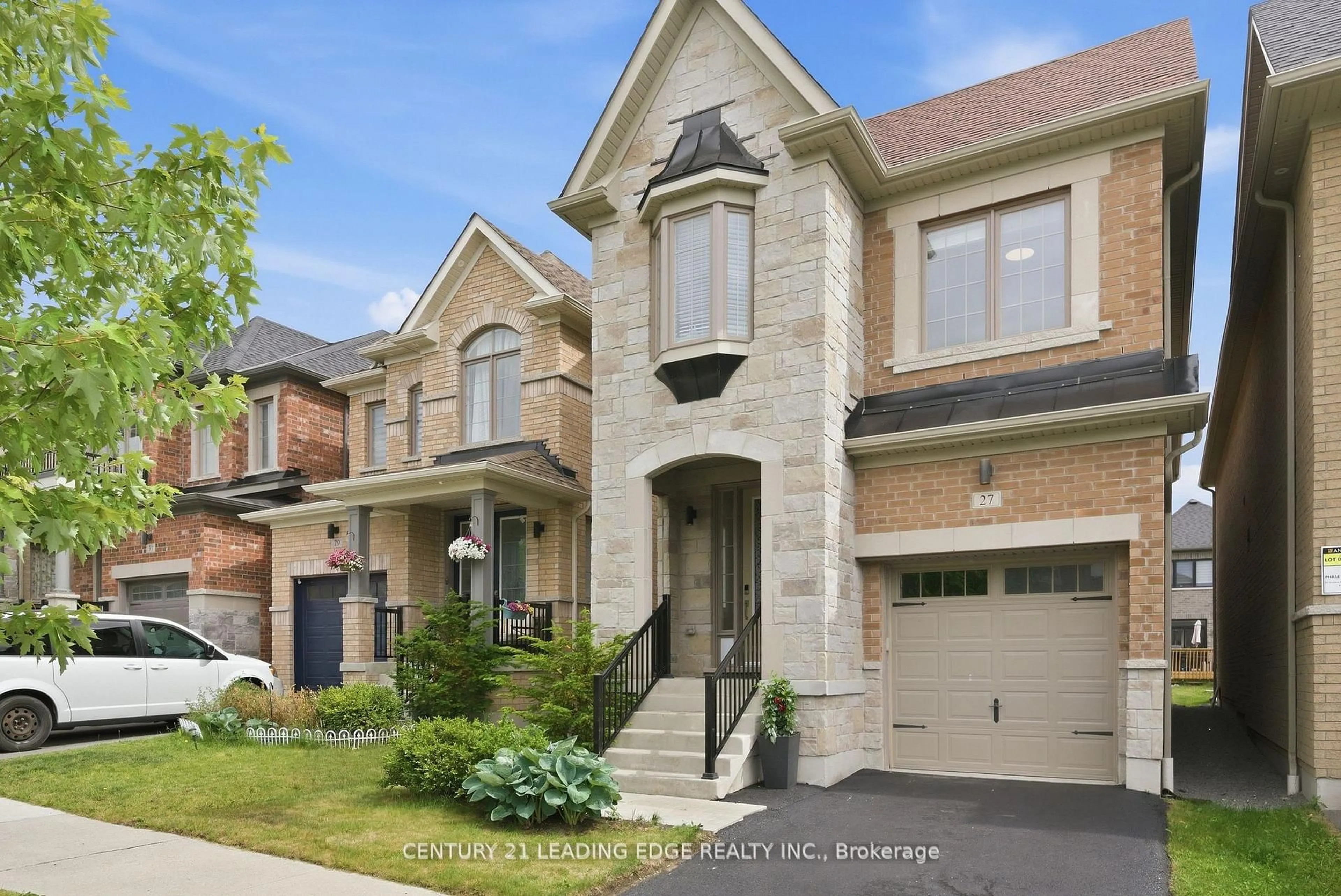 Home with brick exterior material, street for 27 Christine Elliott Ave, Whitby Ontario L1P 0B8