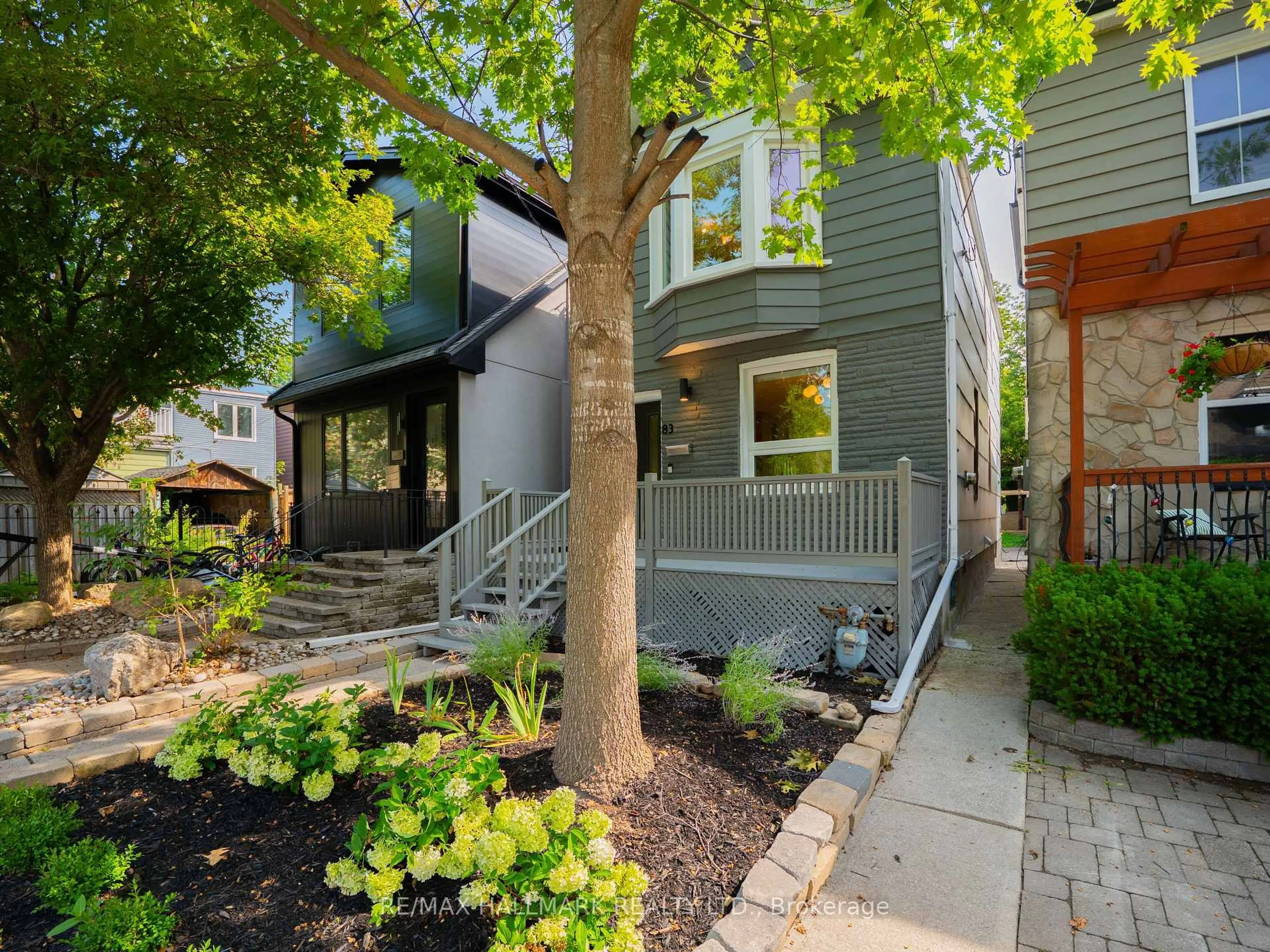 Home with brick exterior material, street for 83 Condor Ave, Toronto Ontario M4J 3M7