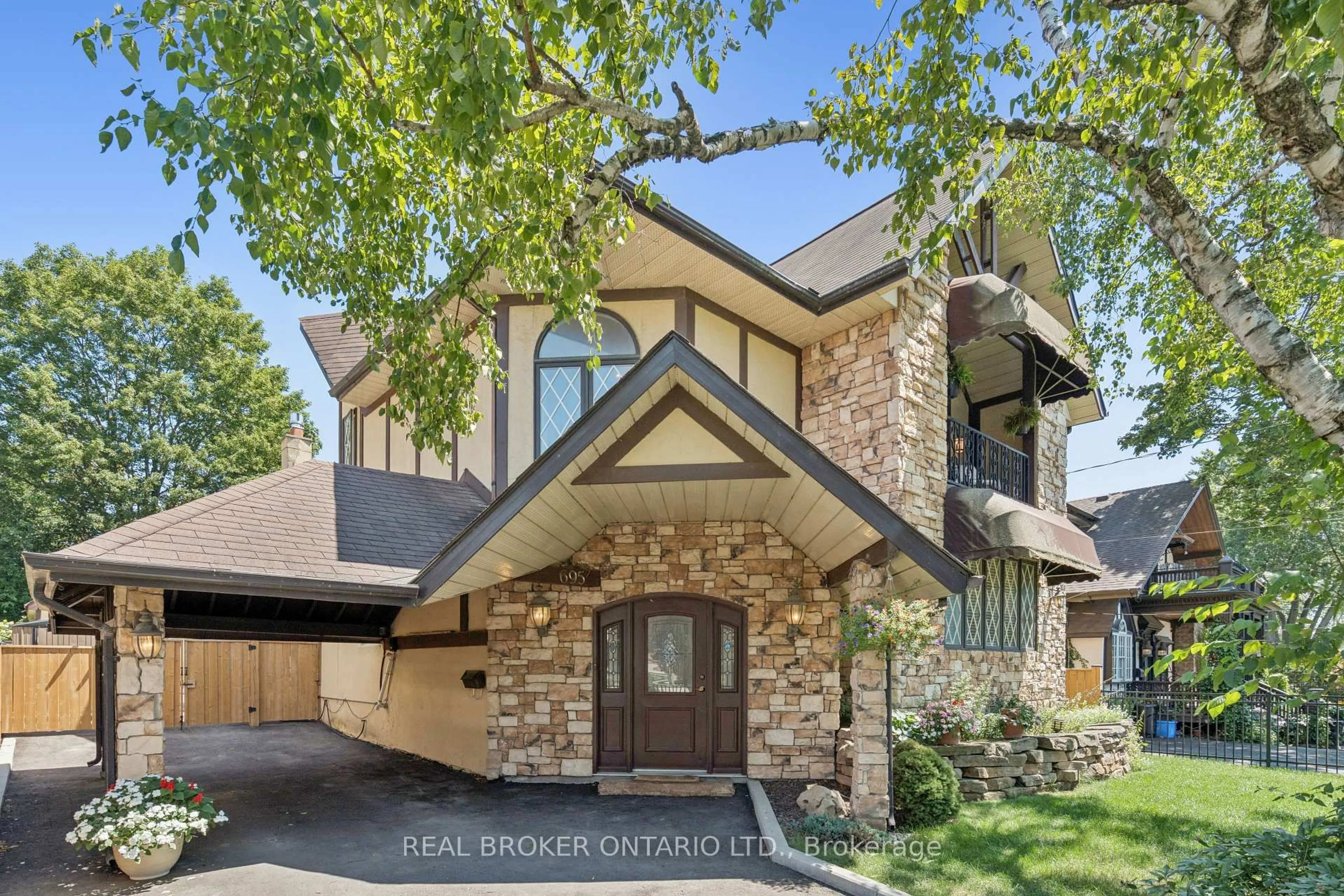 Home with brick exterior material, street for 695 Front Rd, Pickering Ontario L1W 1P1