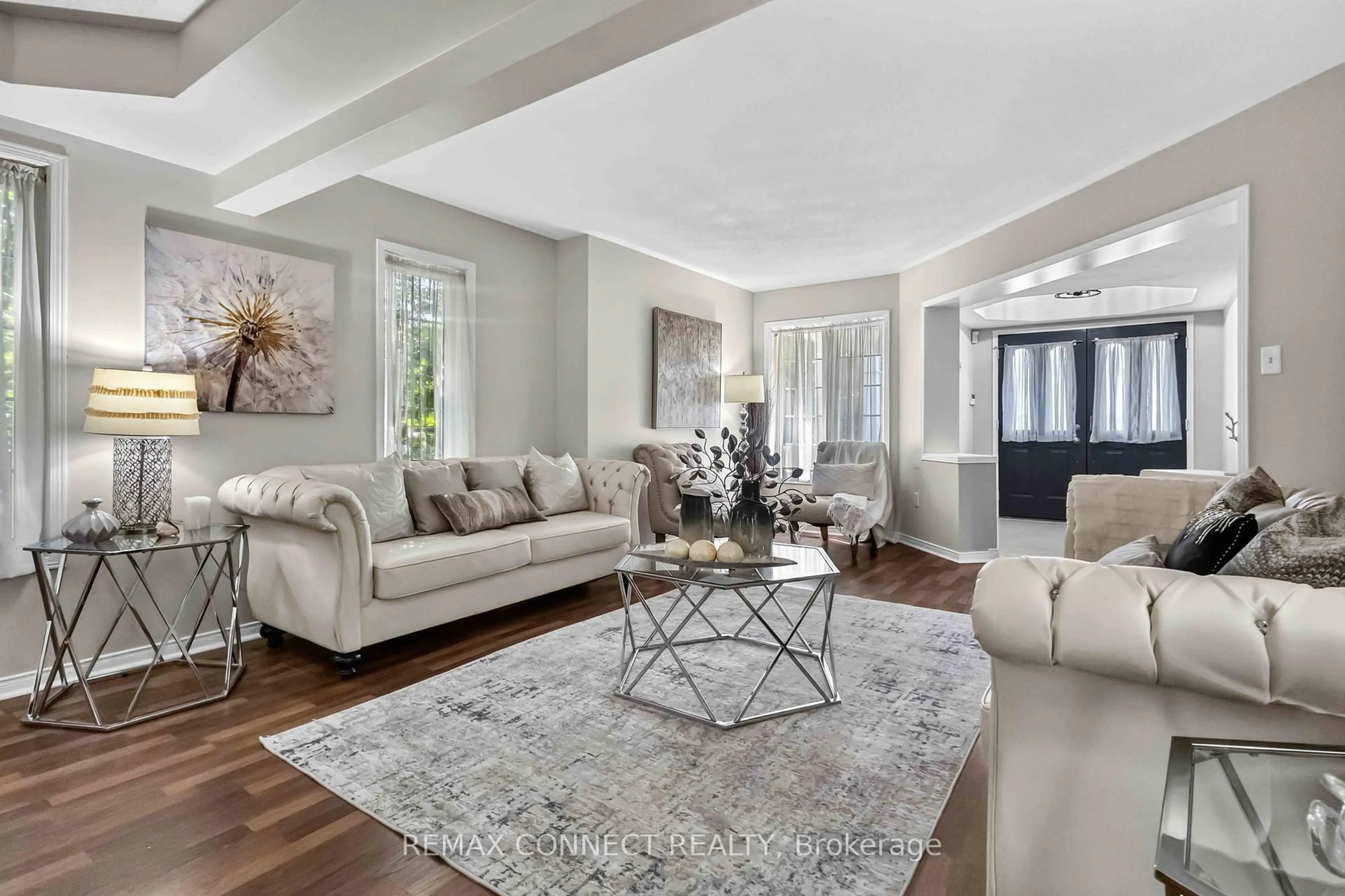 Living room with furniture, unknown for 72 Warwick Ave, Ajax Ontario L1Z 1L6