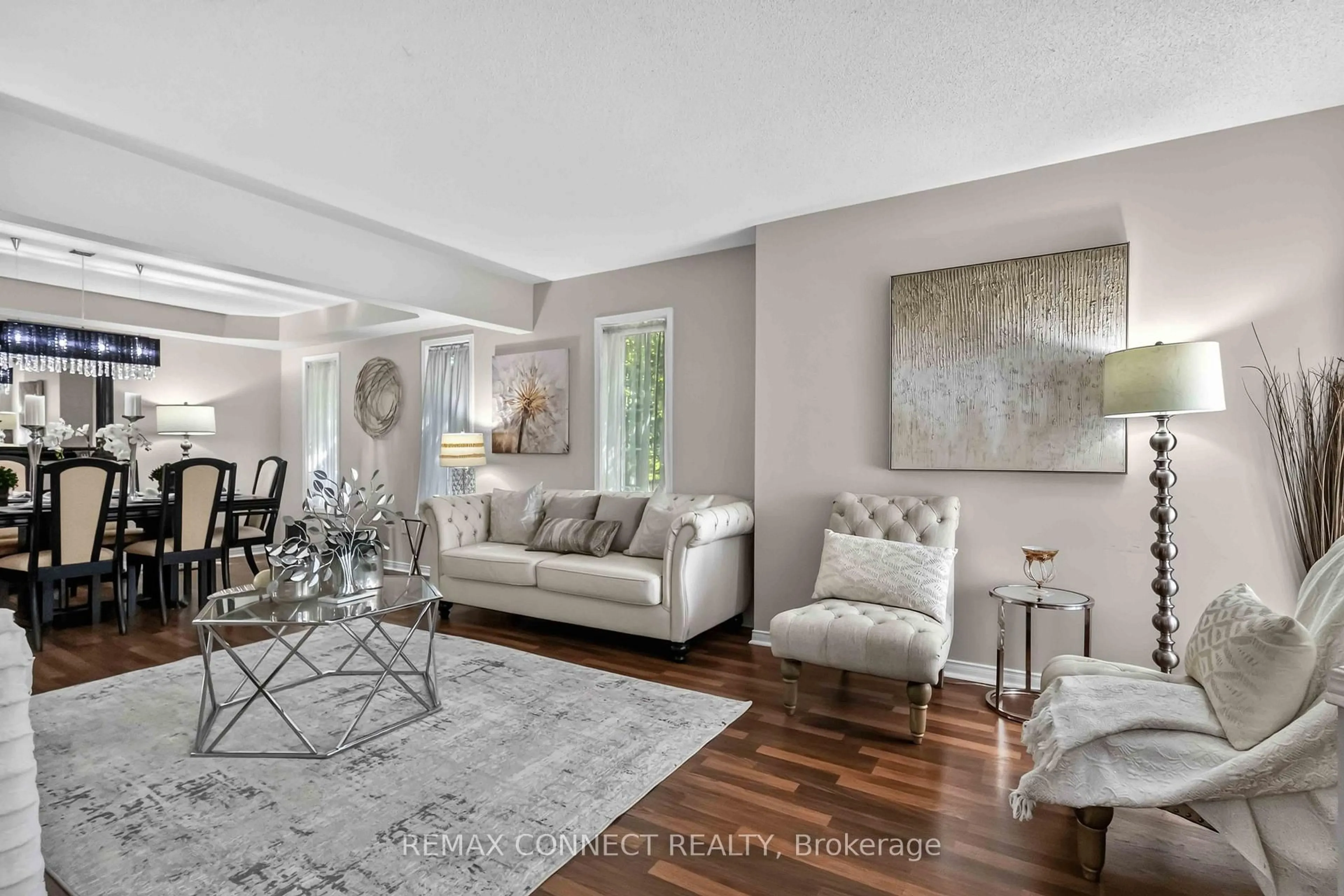 Living room with furniture, unknown for 72 Warwick Ave, Ajax Ontario L1Z 1L6