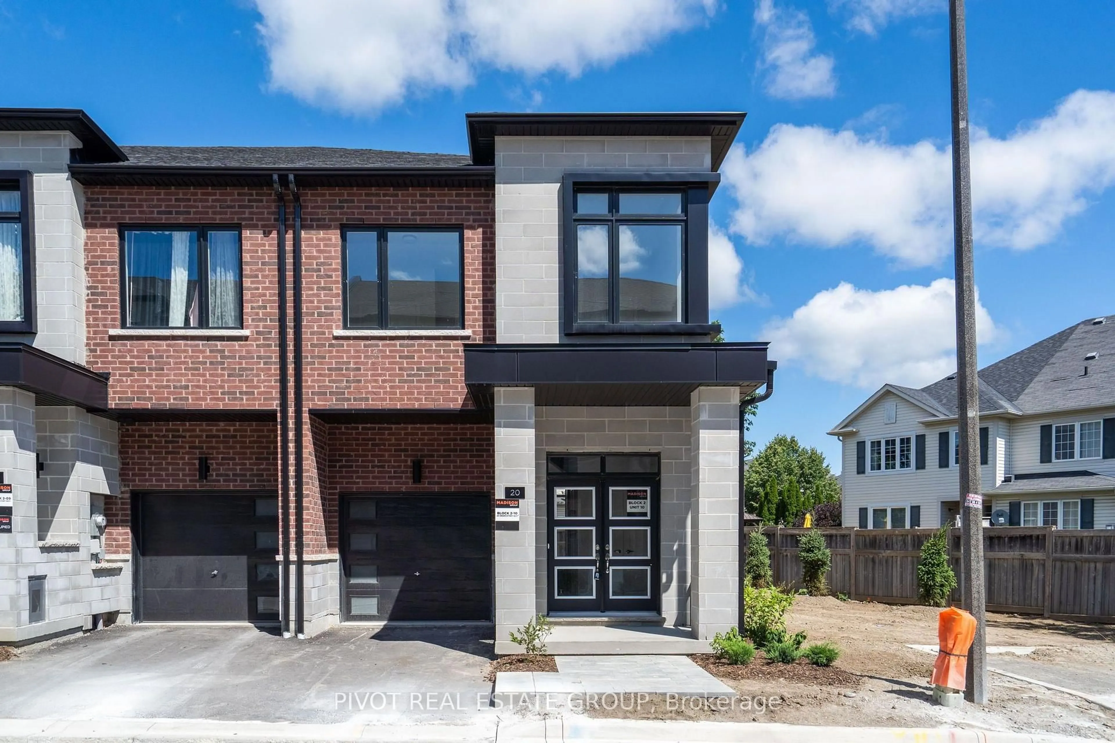 Home with brick exterior material, street for 20 Observatory Way, Whitby Ontario L1M 0M7