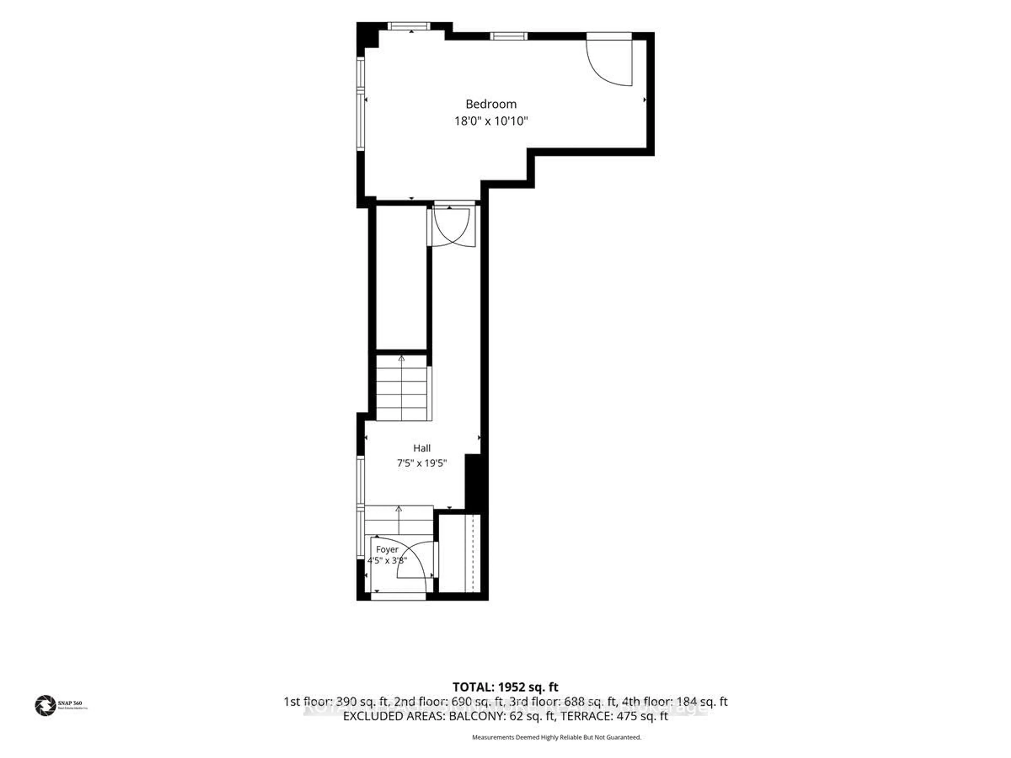 Floor plan for 1865 Pickering Pkwy #301, Pickering Ontario L1V 0H2