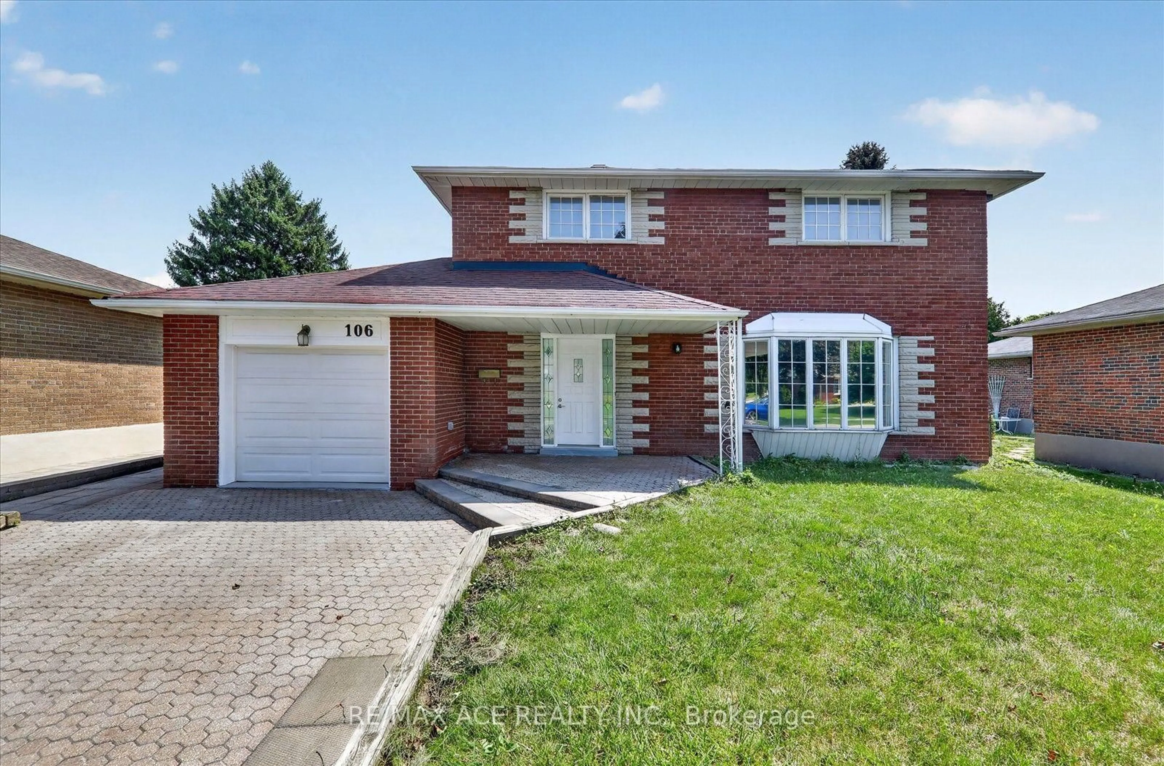 Home with brick exterior material, street for 106 Portico Dr, Toronto Ontario M1G 3R6