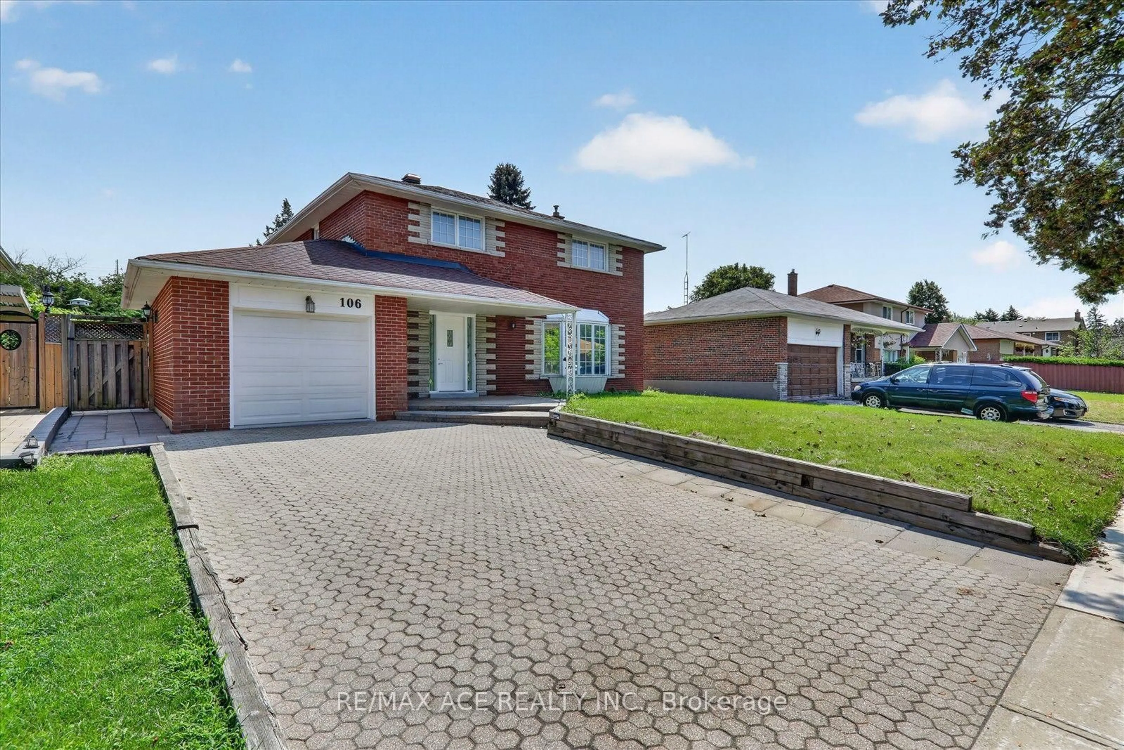Home with brick exterior material, street for 106 Portico Dr, Toronto Ontario M1G 3R6
