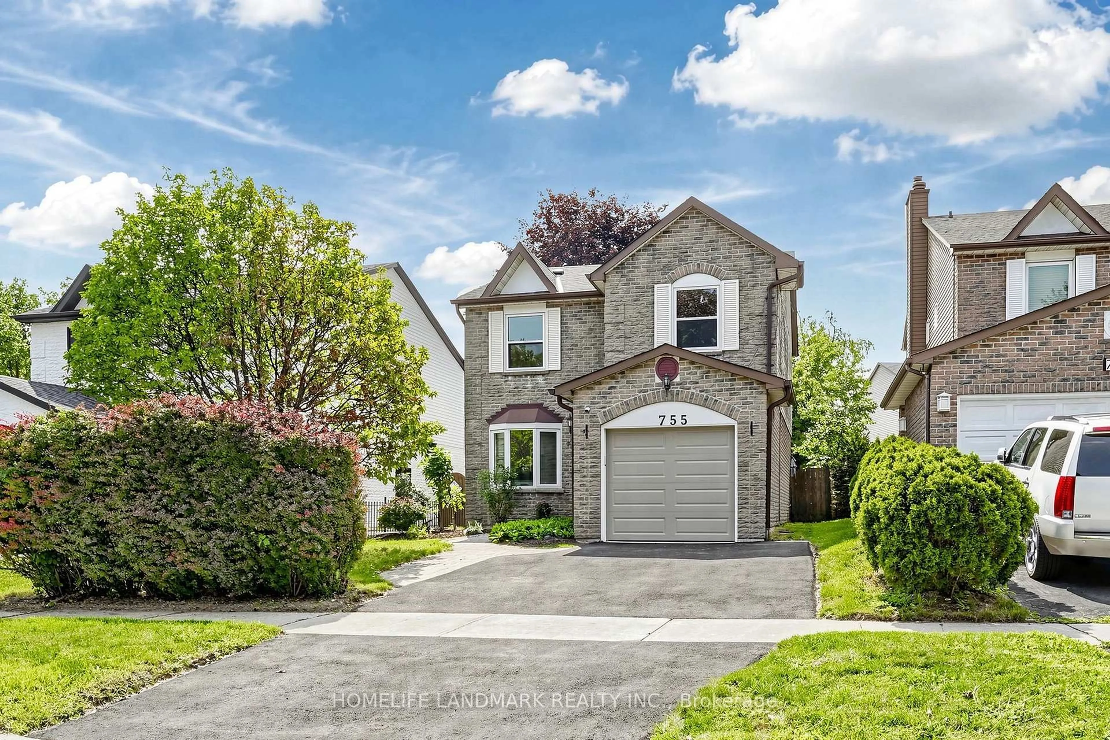 Home with brick exterior material, street for 755 Edgewood Rd, Pickering Ontario L1V 2Z7