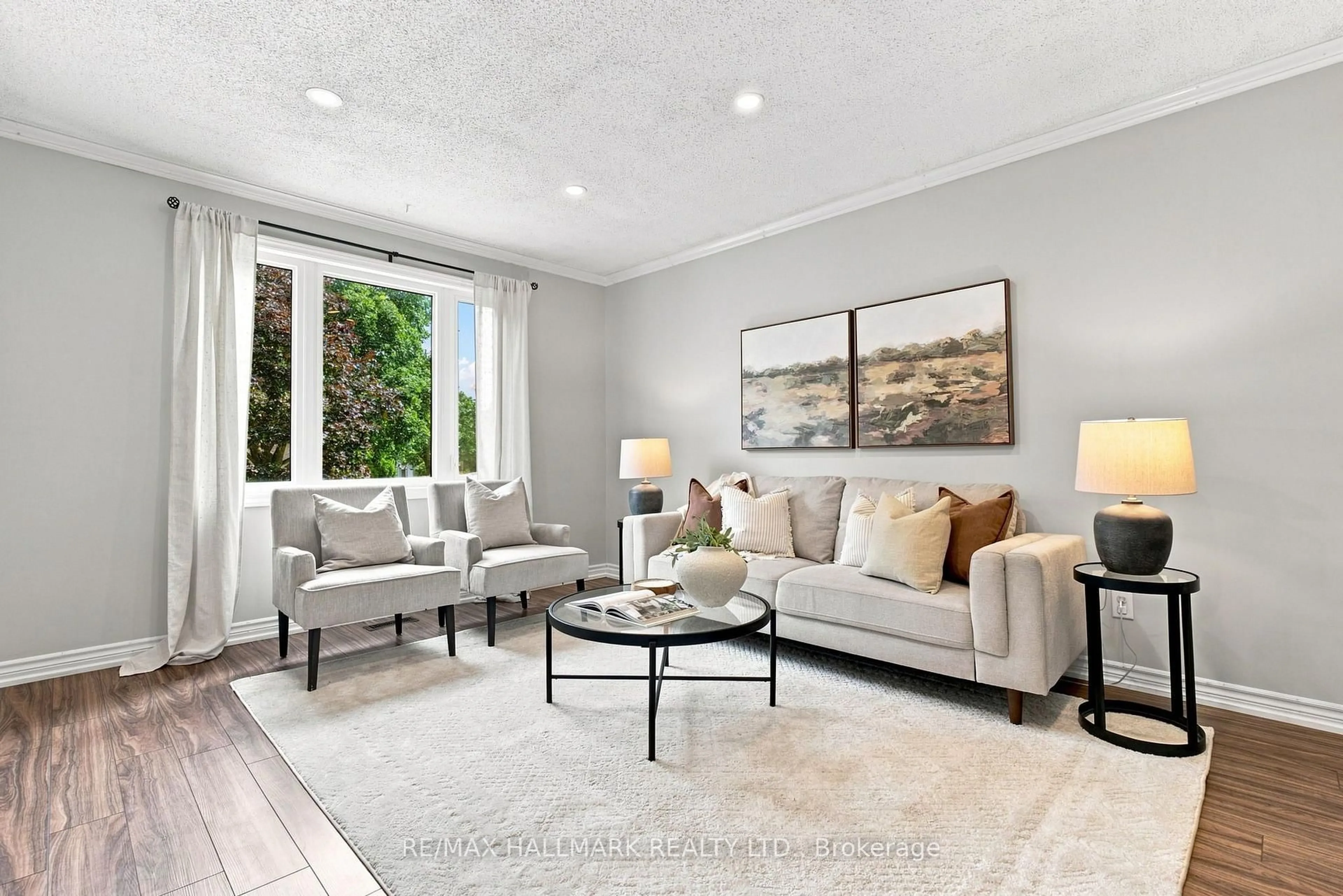 Living room with furniture, unknown for 35 Downham Dr, Clarington Ontario L1C 4G4