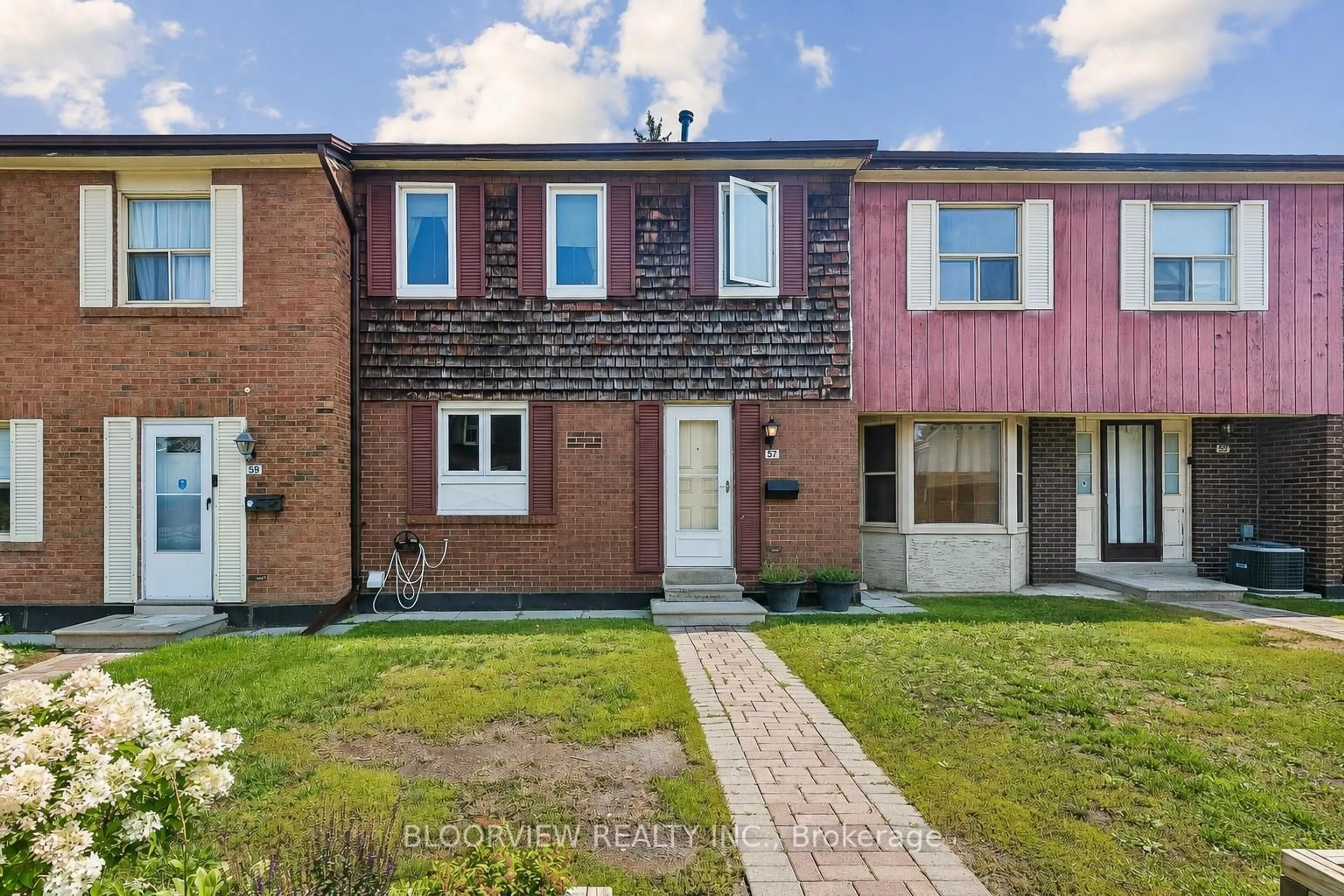 Home with brick exterior material, street for 20 Brimwood Blvd #57, Toronto Ontario M1V 1B7