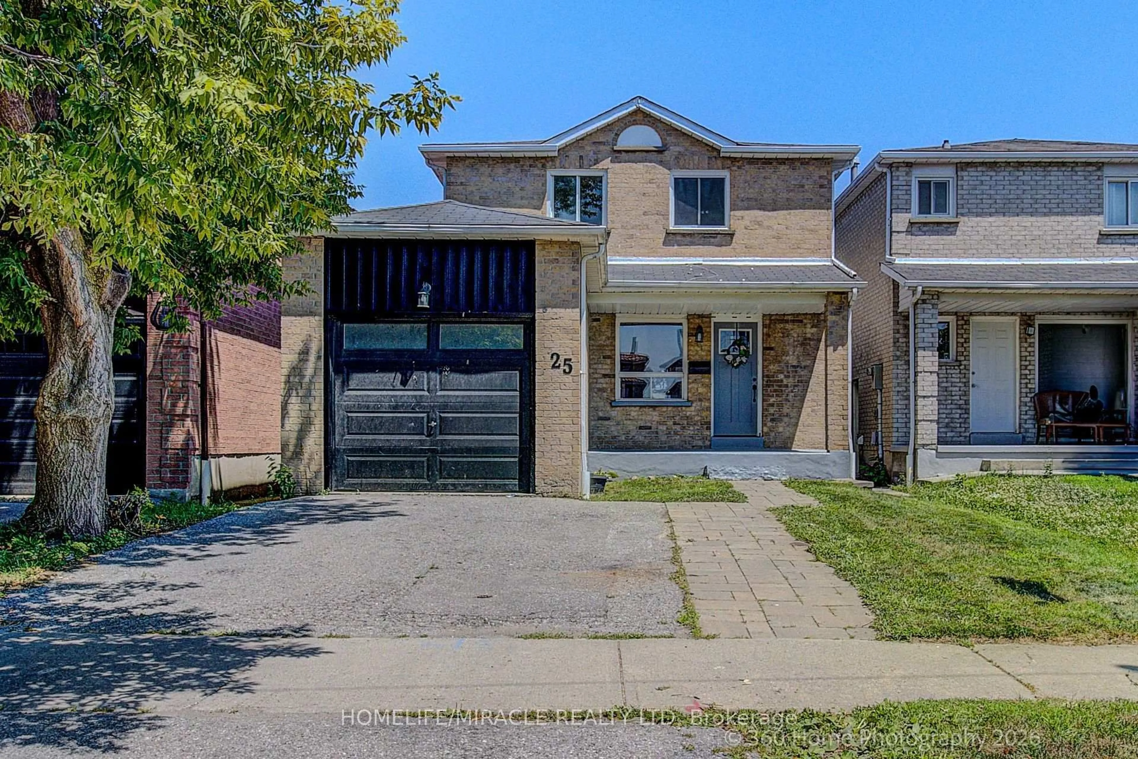 Home with brick exterior material, street for 25 Chalmers Cres, Ajax Ontario L1S 5Z5