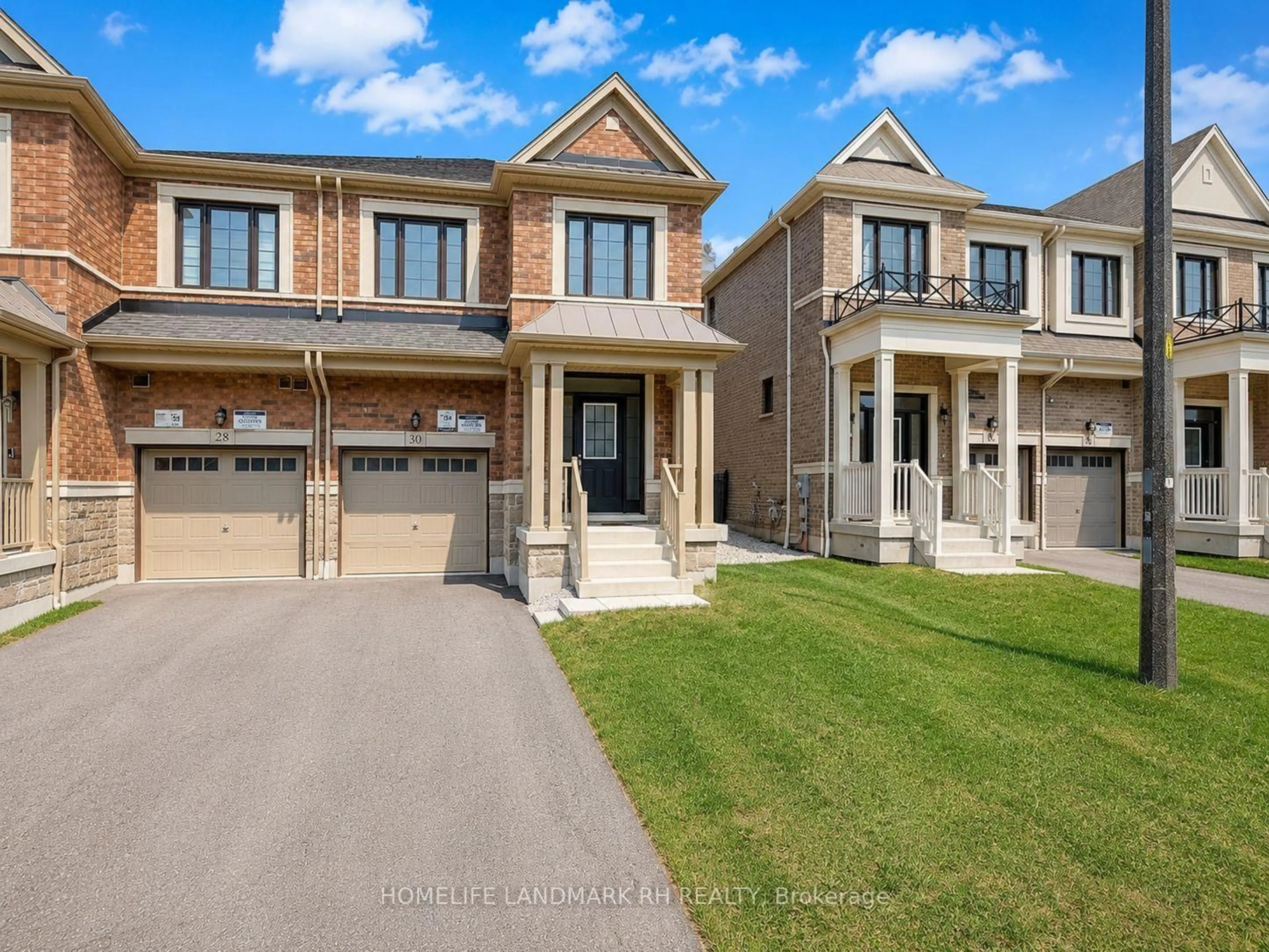 Home with brick exterior material, street for 30 Floodgate Rd, Whitby Ontario L1P 0K1