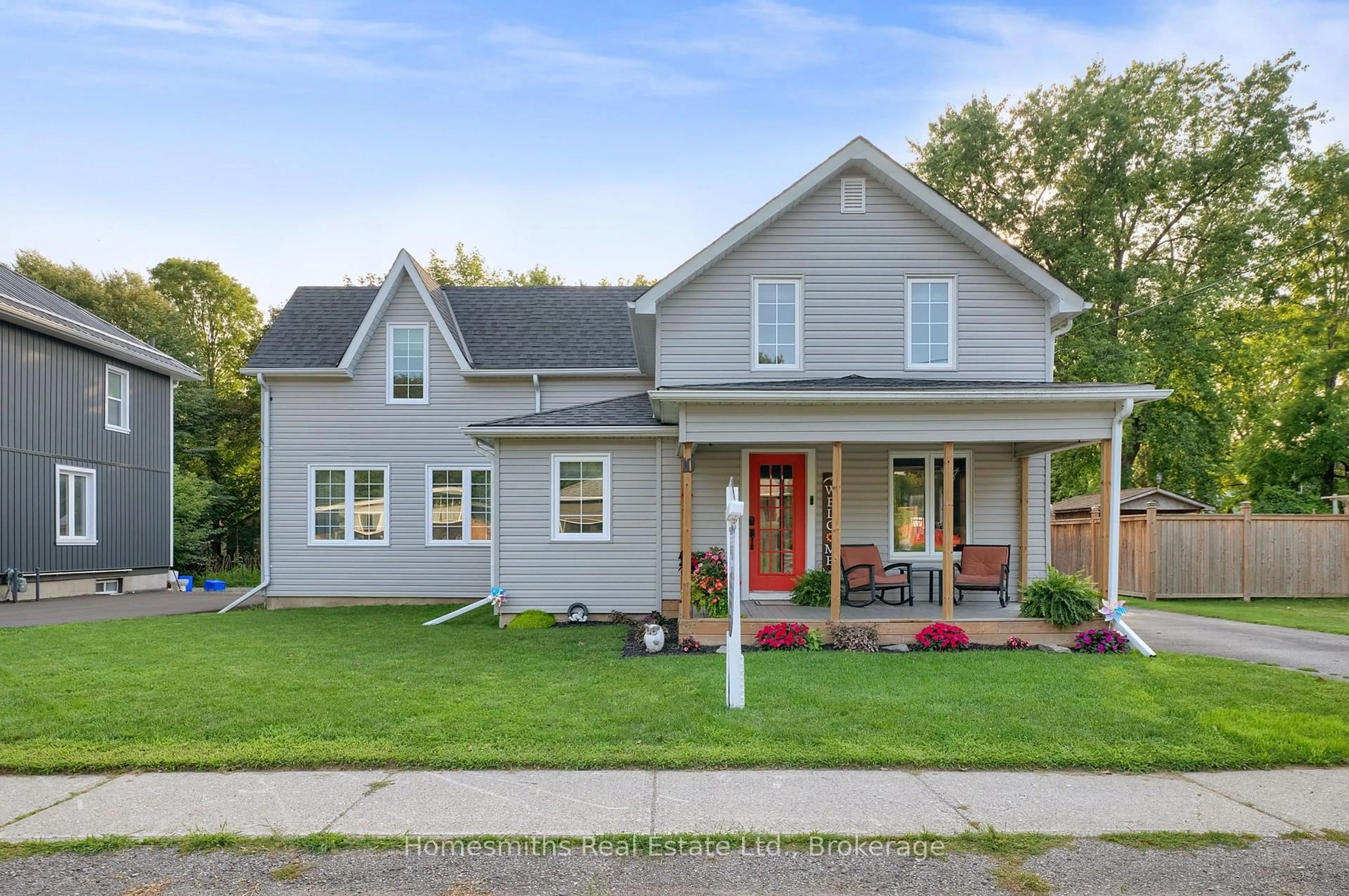 Home with vinyl exterior material, street for 10 Church St, Clarington Ontario L0B 1M0