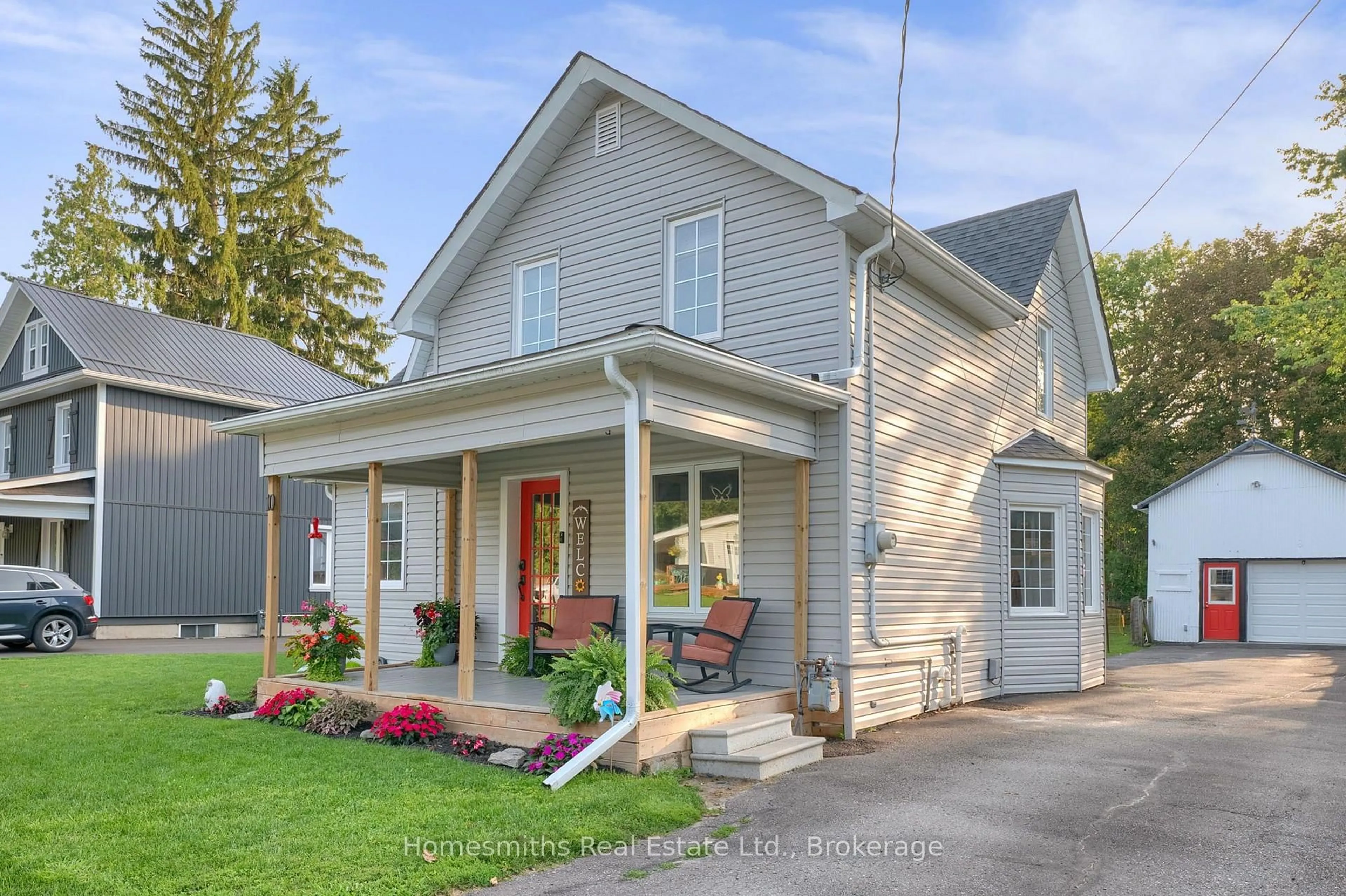 Home with vinyl exterior material, street for 10 Church St, Clarington Ontario L0B 1M0