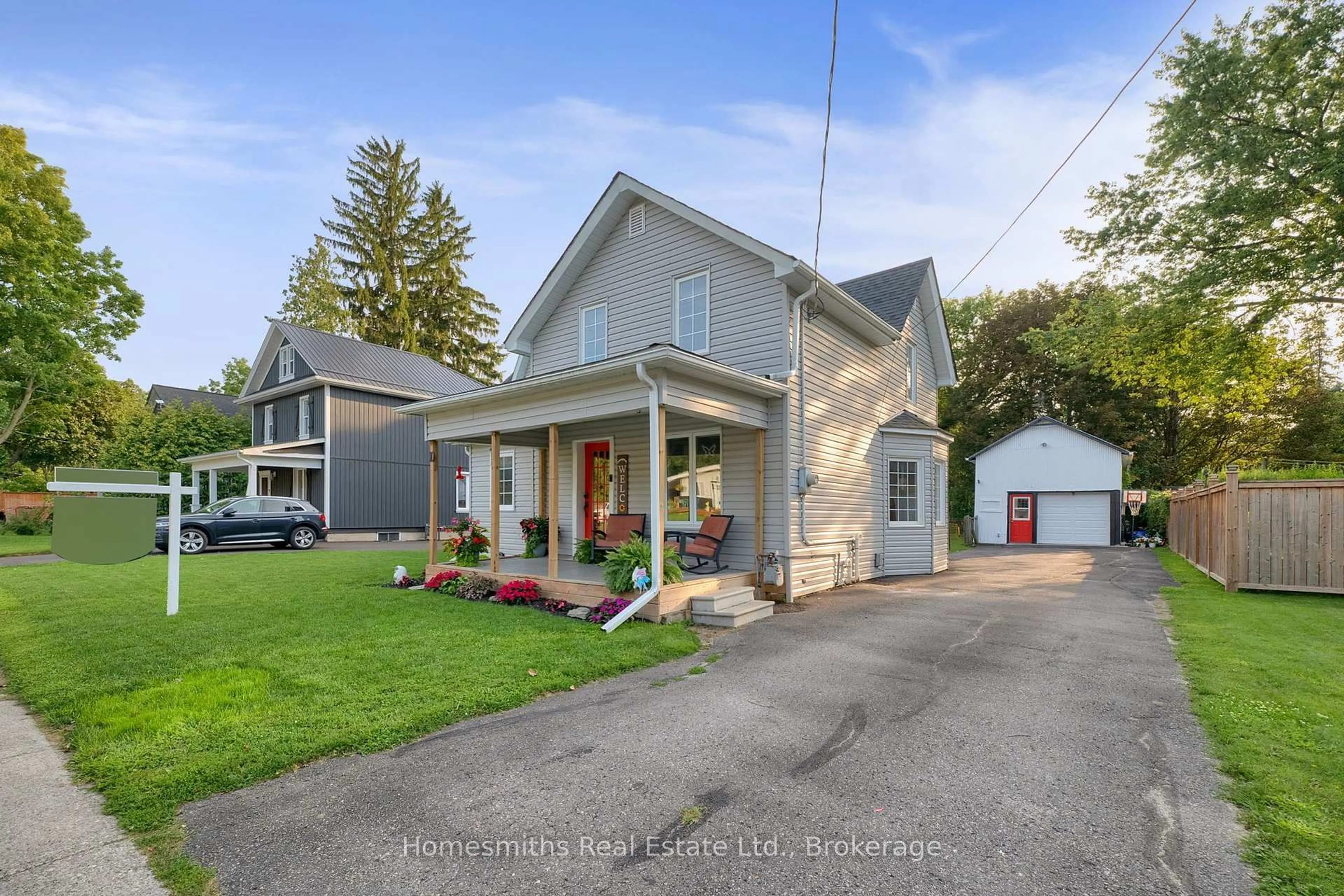 Home with vinyl exterior material, street for 10 Church St, Clarington Ontario L0B 1M0