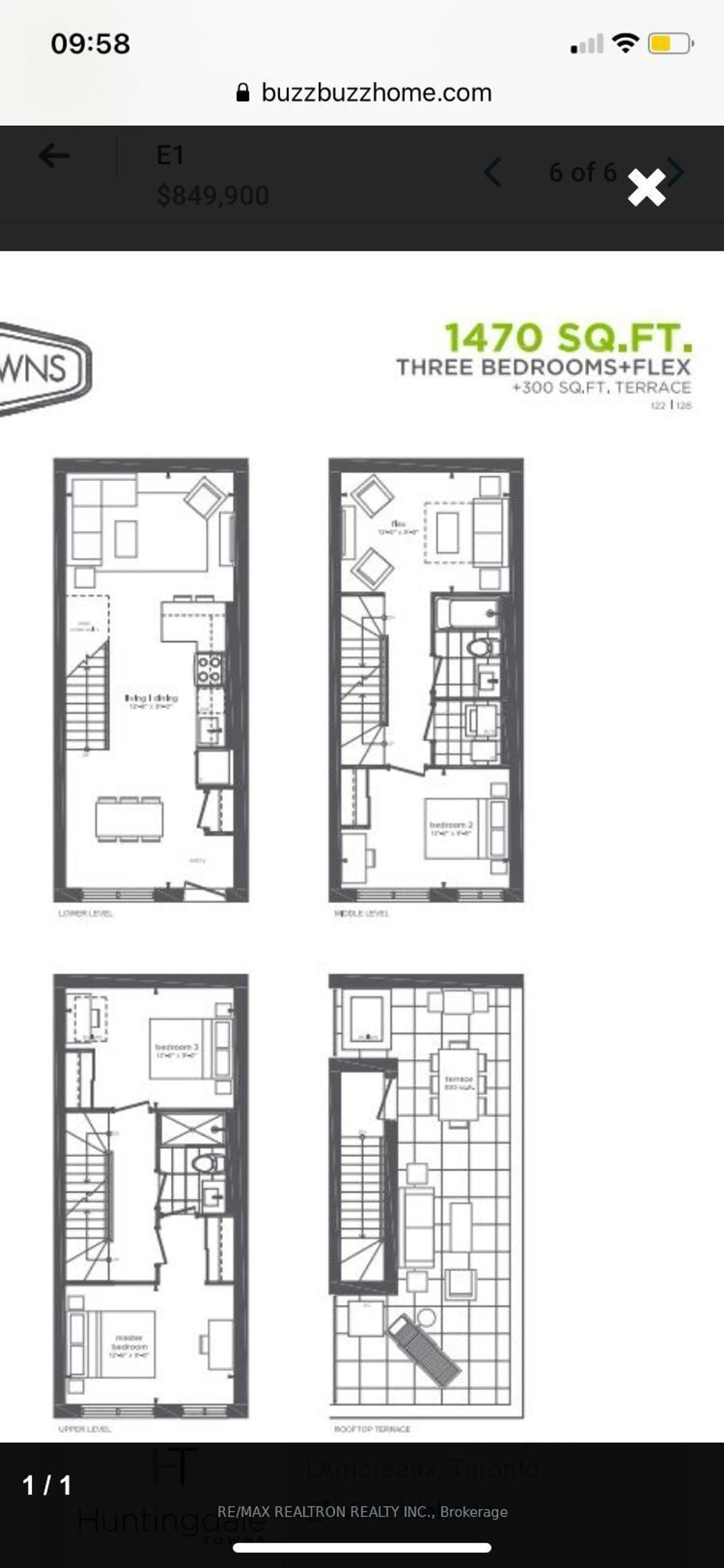 Floor plan for 20 Echo Pt #128, Toronto Ontario M1W 0A7