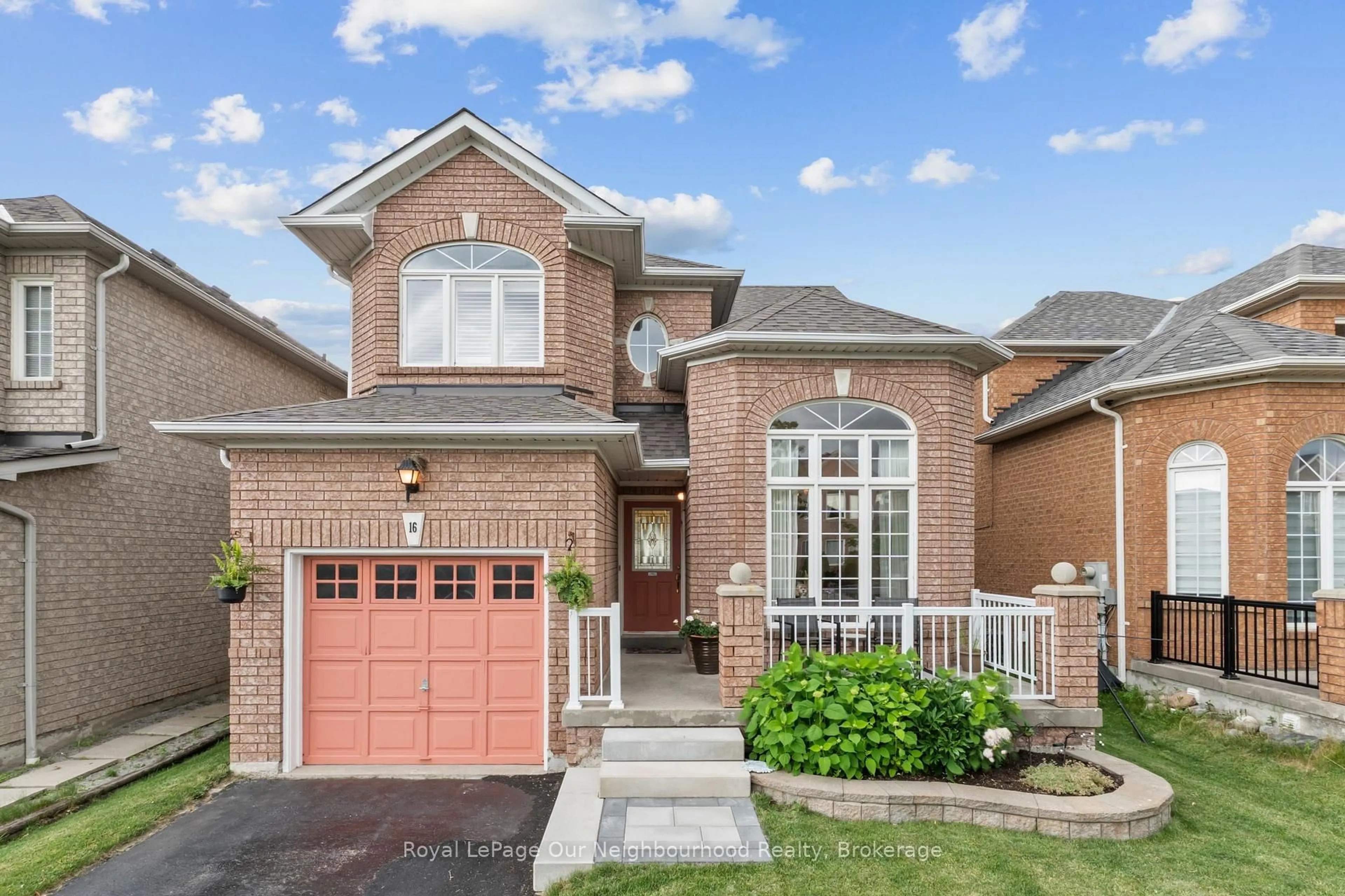 Home with brick exterior material, street for 16 Nobbs Dr, Ajax Ontario L1T 4L9