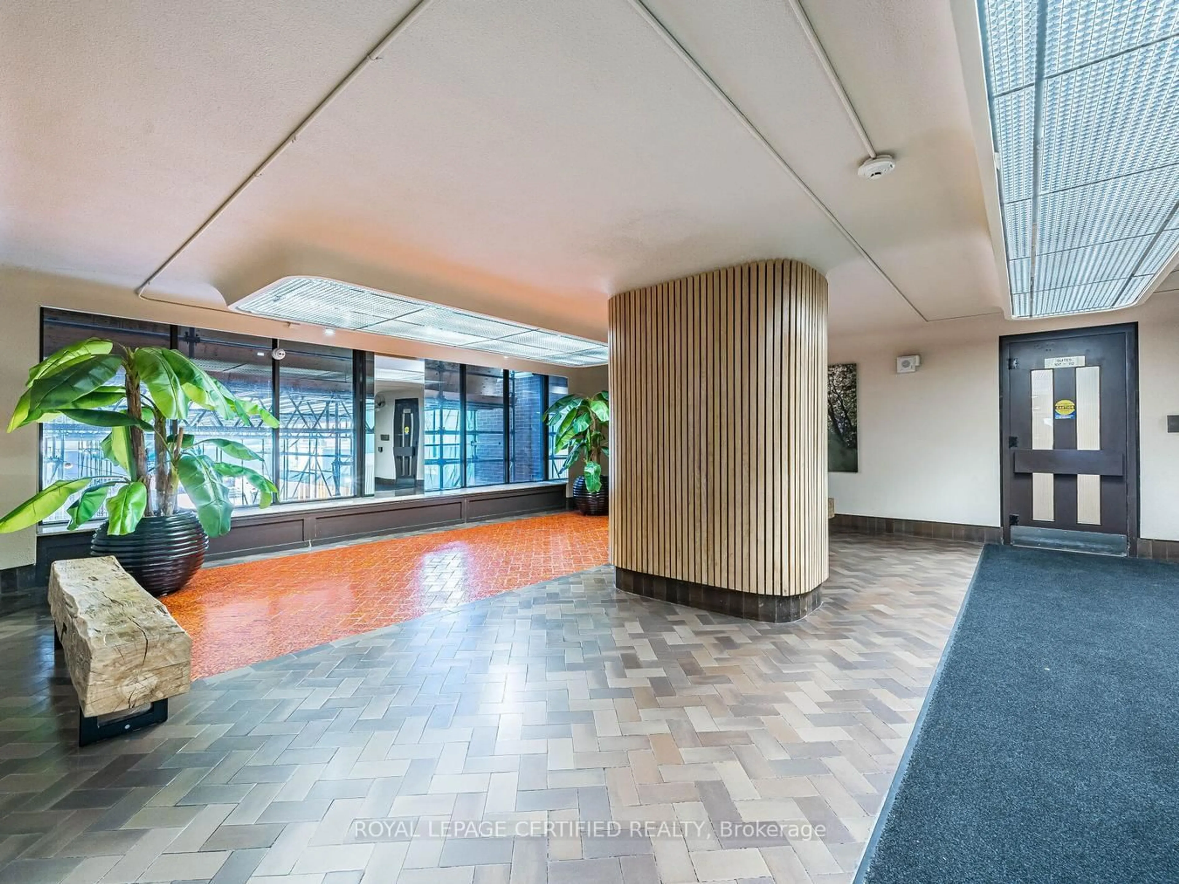 Indoor foyer for 1 Massey Sq #1208, Toronto Ontario M4C 5L4