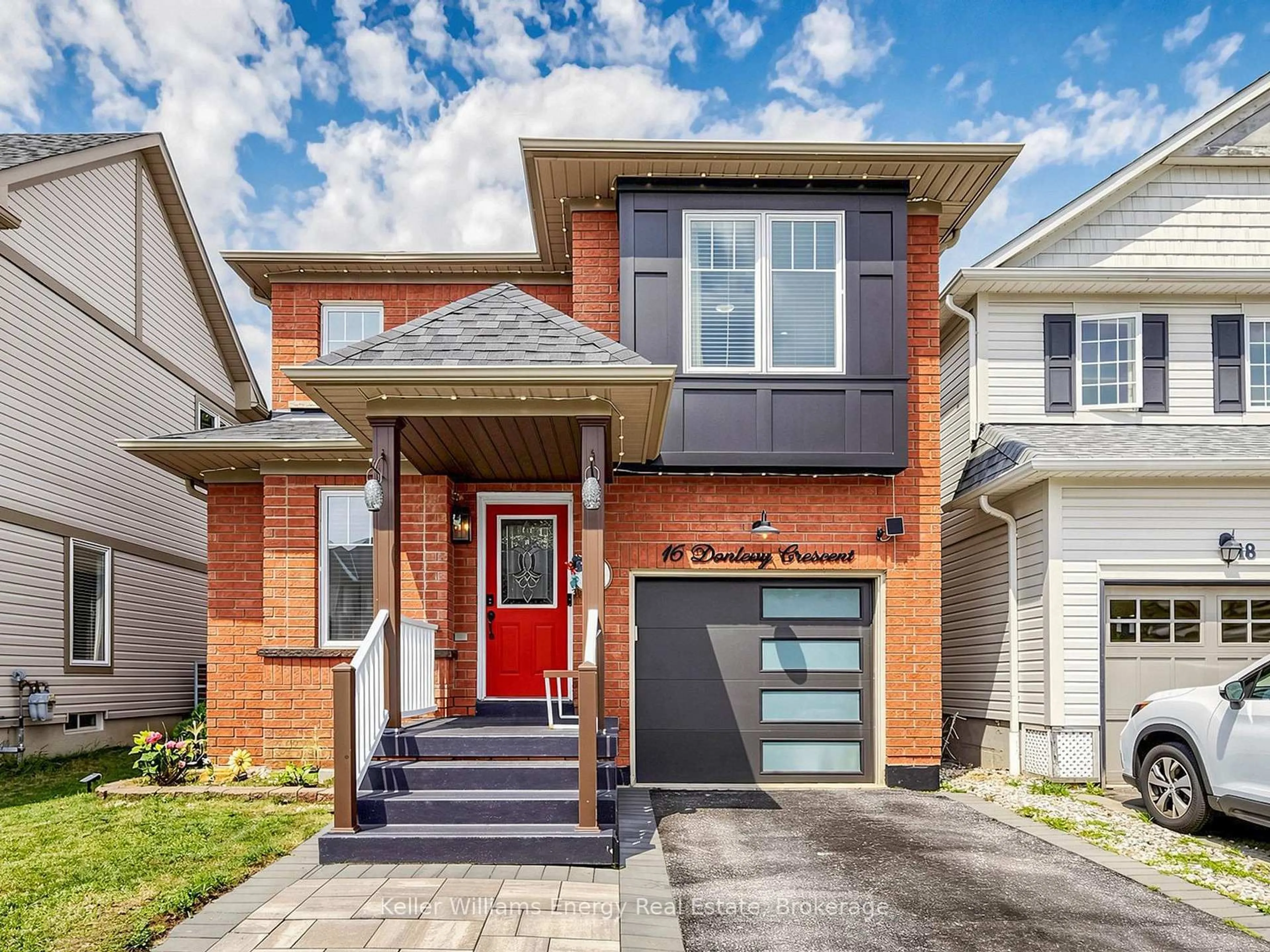 Home with brick exterior material, street for 16 Donlevy Cres, Whitby Ontario L1R 0B8