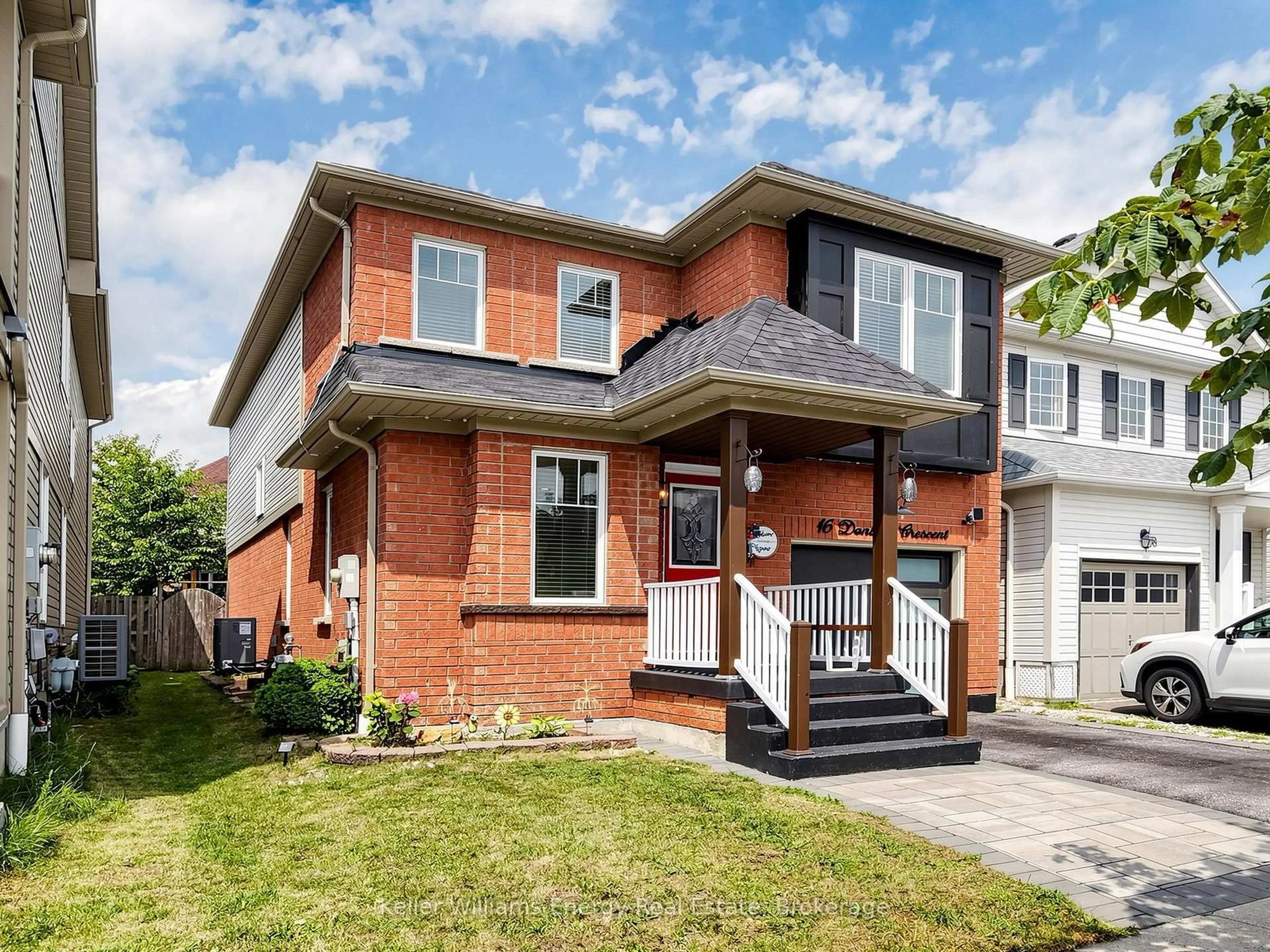 Home with brick exterior material, street for 16 Donlevy Cres, Whitby Ontario L1R 0B8