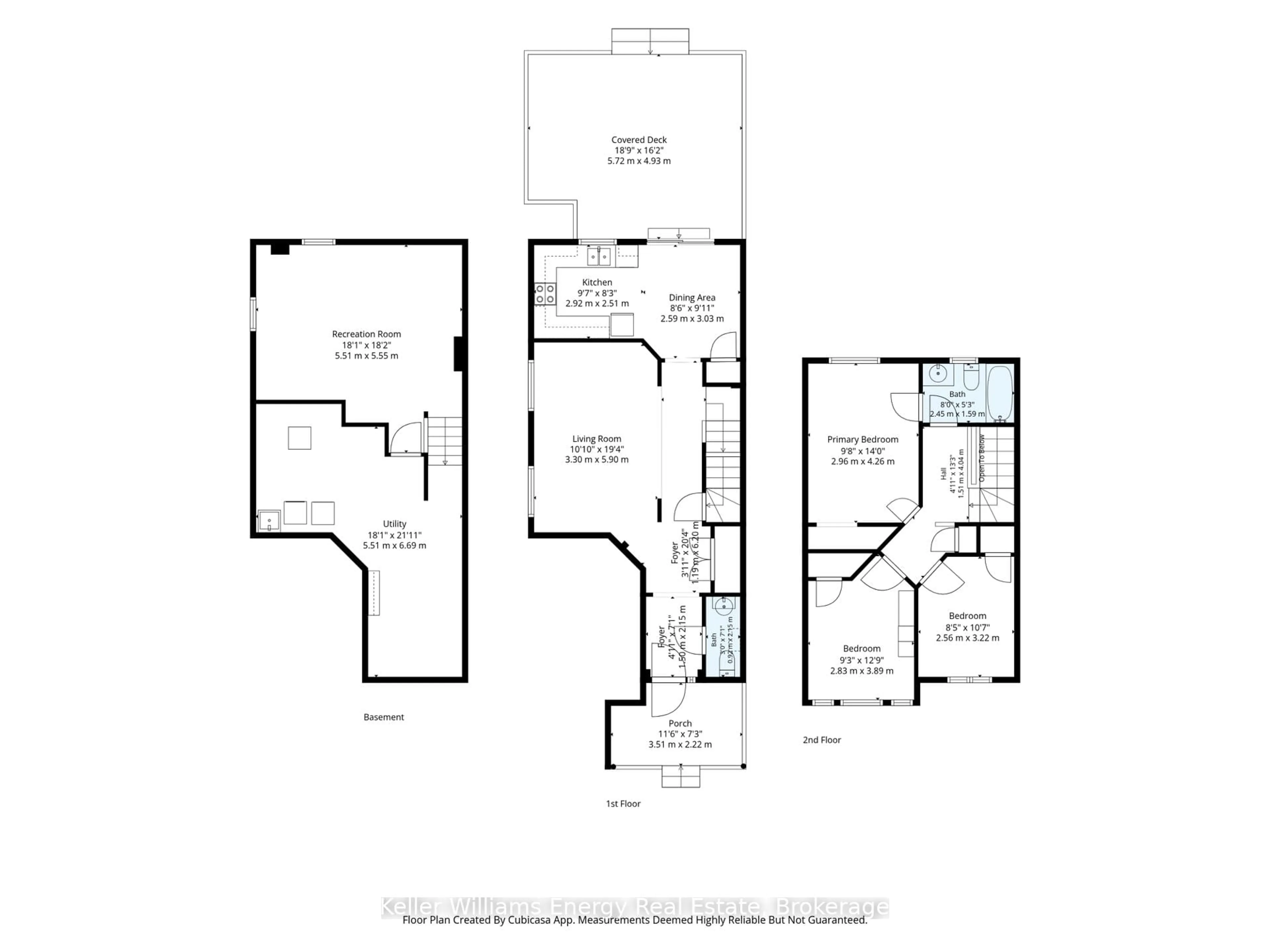 Floor plan for 4 Primeau Ave, Whitby Ontario L1M 2B7